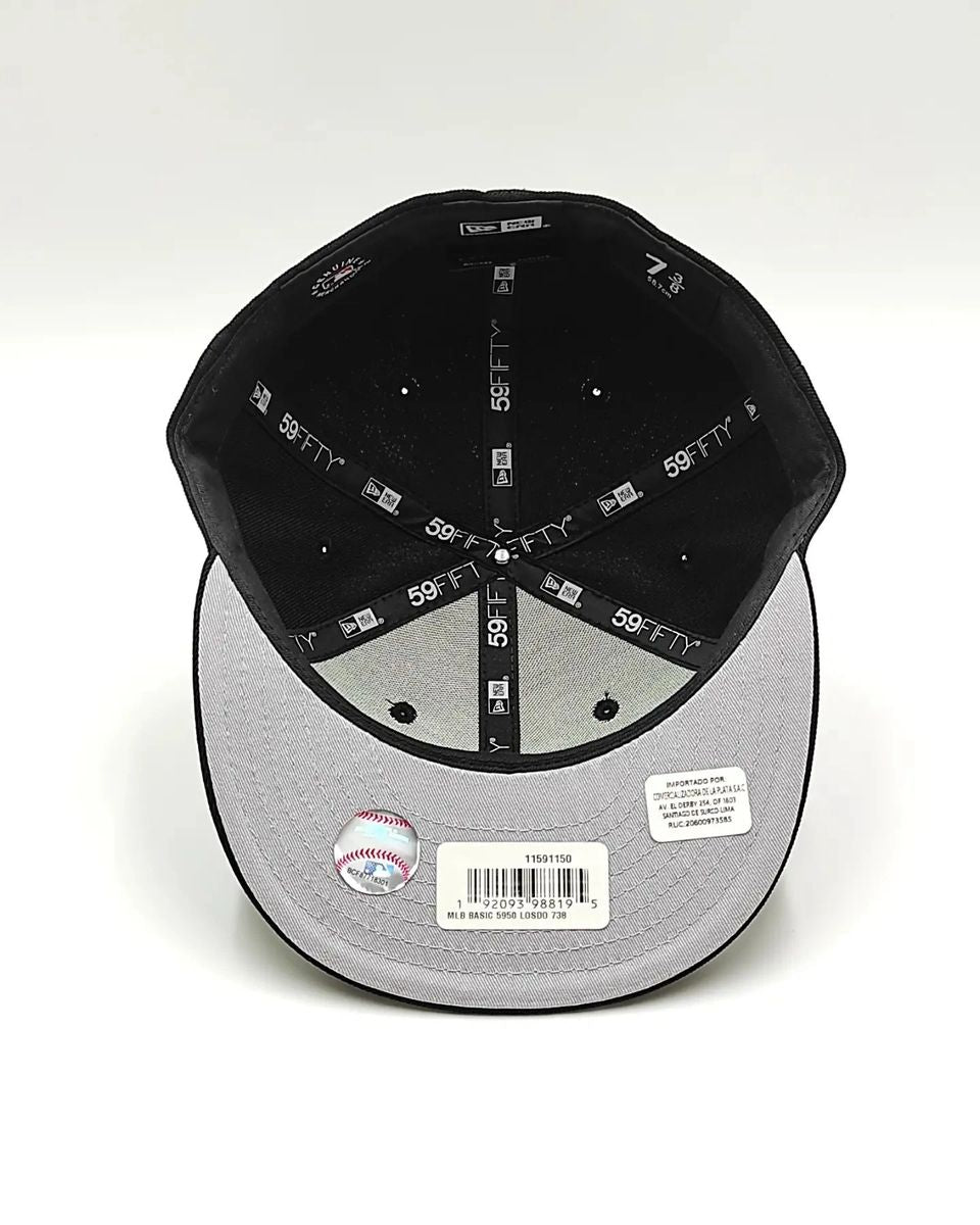 GORRA NEW ERA LOS ANGELES DODGERS 59FIFTY NEGRO&NEGRO