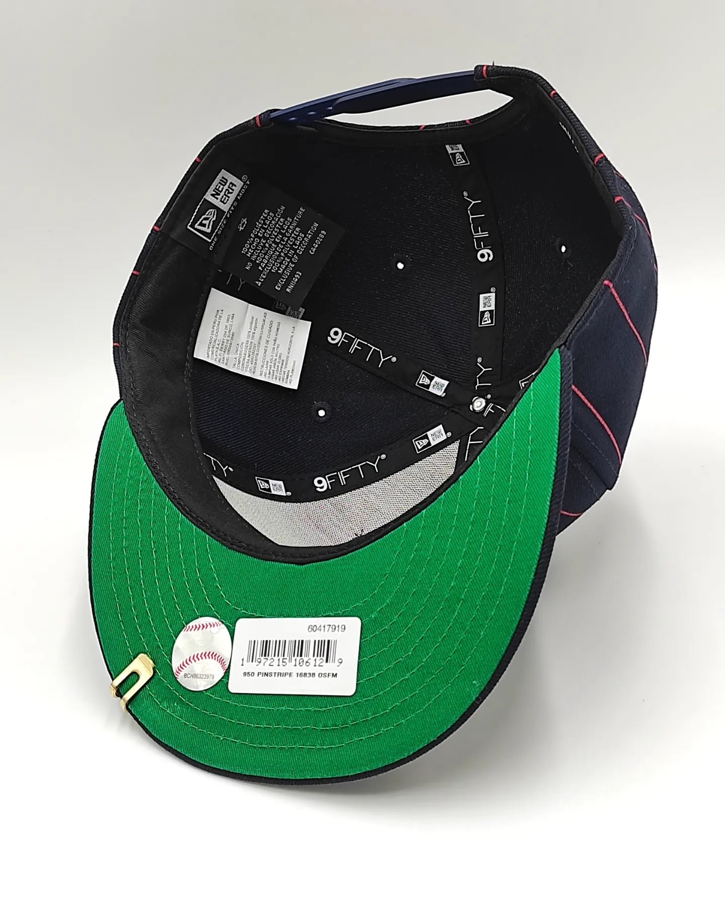 Gorra snapback New Era Boston Red Sox Pinstripe 9fifty