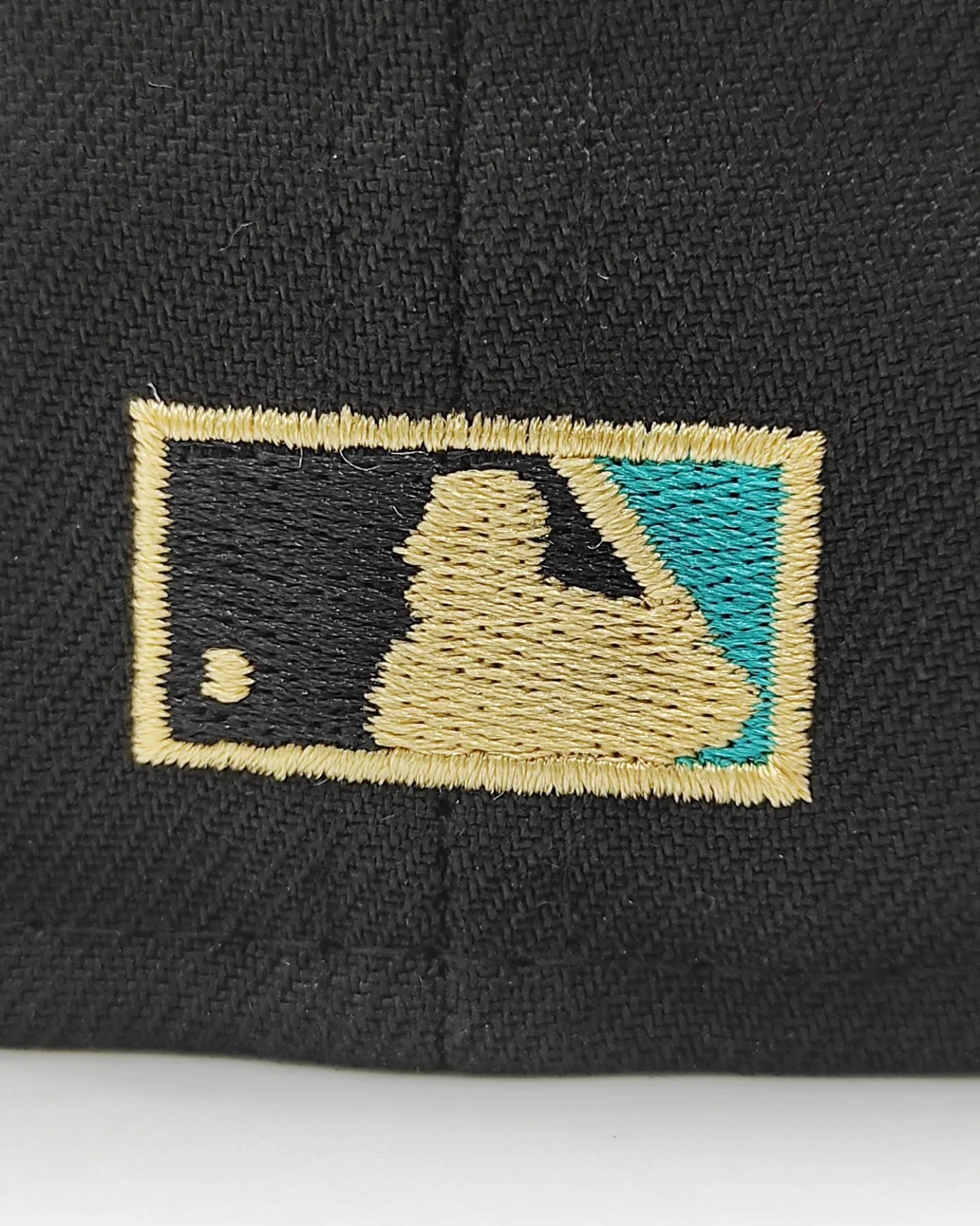 Gorra New Era 59fifty Big Easy Arizona Diamondbacks, parche de la temporada inaugural de 1998 - negra, camel