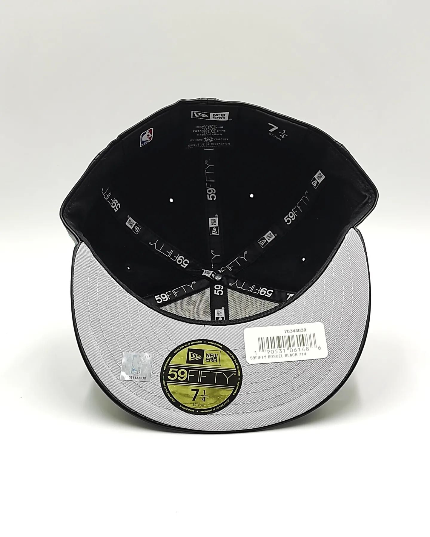 GORRA NEW ERA BOSTON CELTICS 59FIFTY VERDE, CUERO