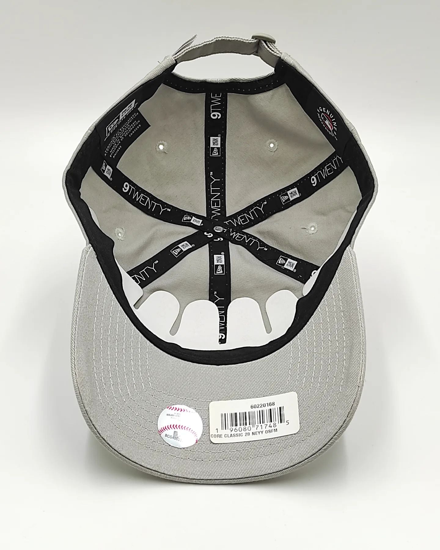 New Era N.Y Yankees 9Twenty gris