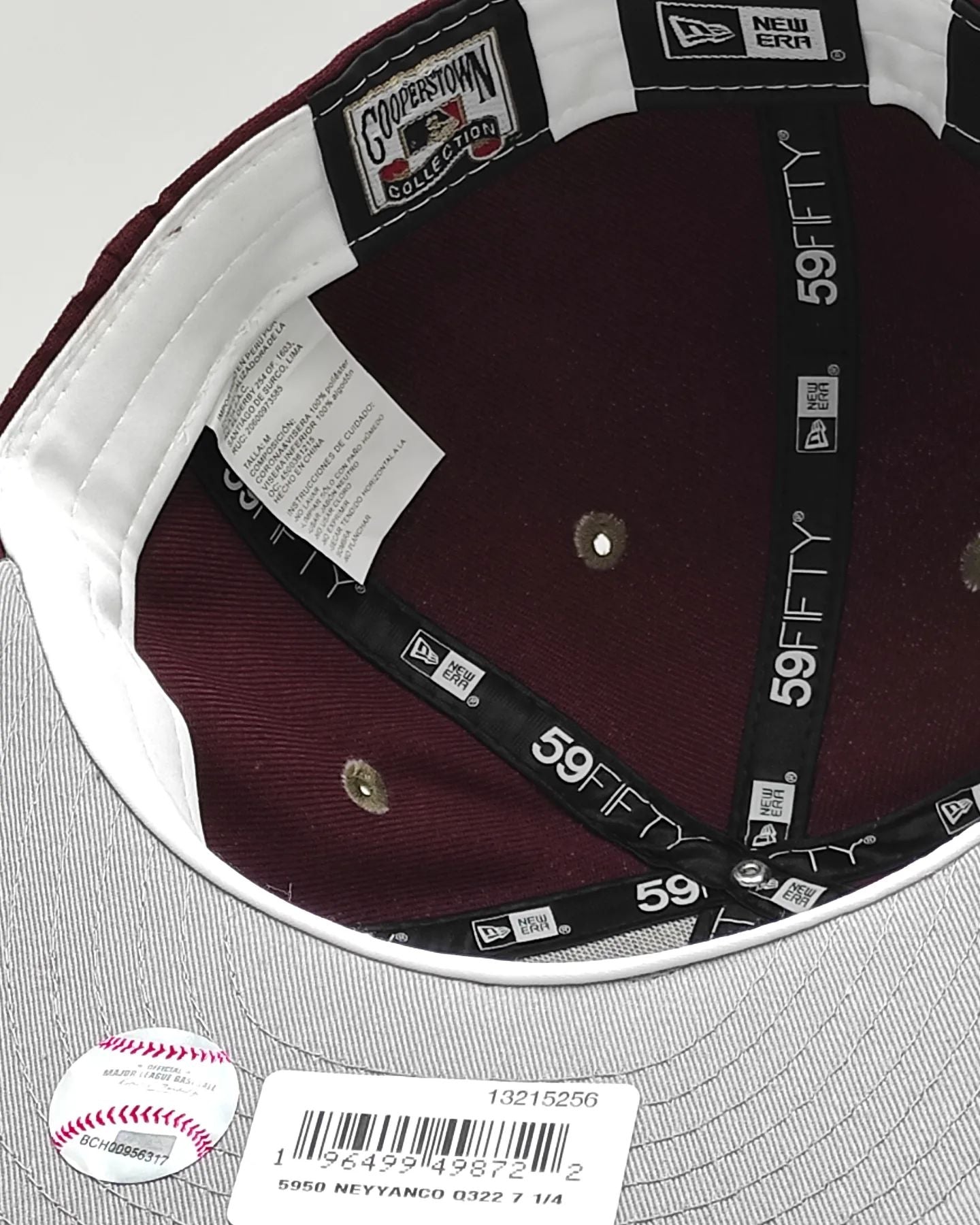 Gorra New Era N.Y Yankees 59fifty de la Serie Mundial colección Trail Mix.