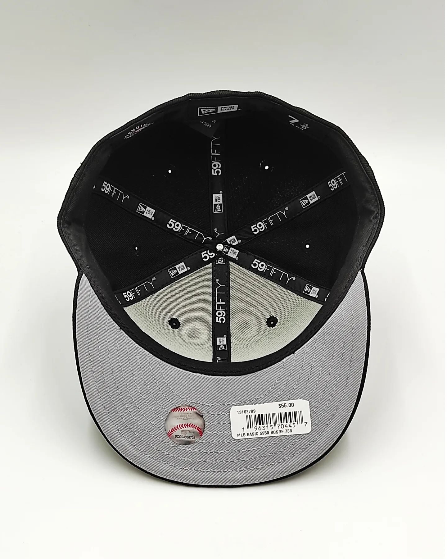 Gorra New Era 59Fifty Boston Red Sox 1967 con parche - Negro, Blanco