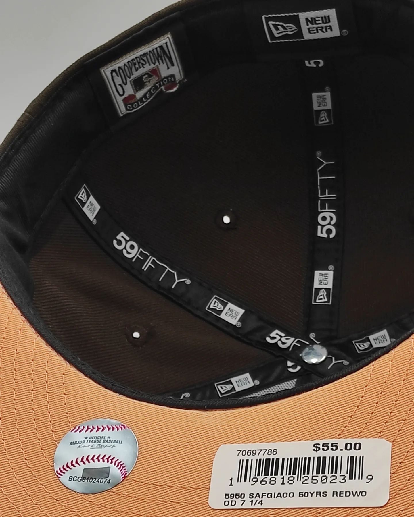 Exclusiva New Era 59Fifty Parks The Woods Gorra Oakland Athletics Battle of the Bay Patch - Marrón