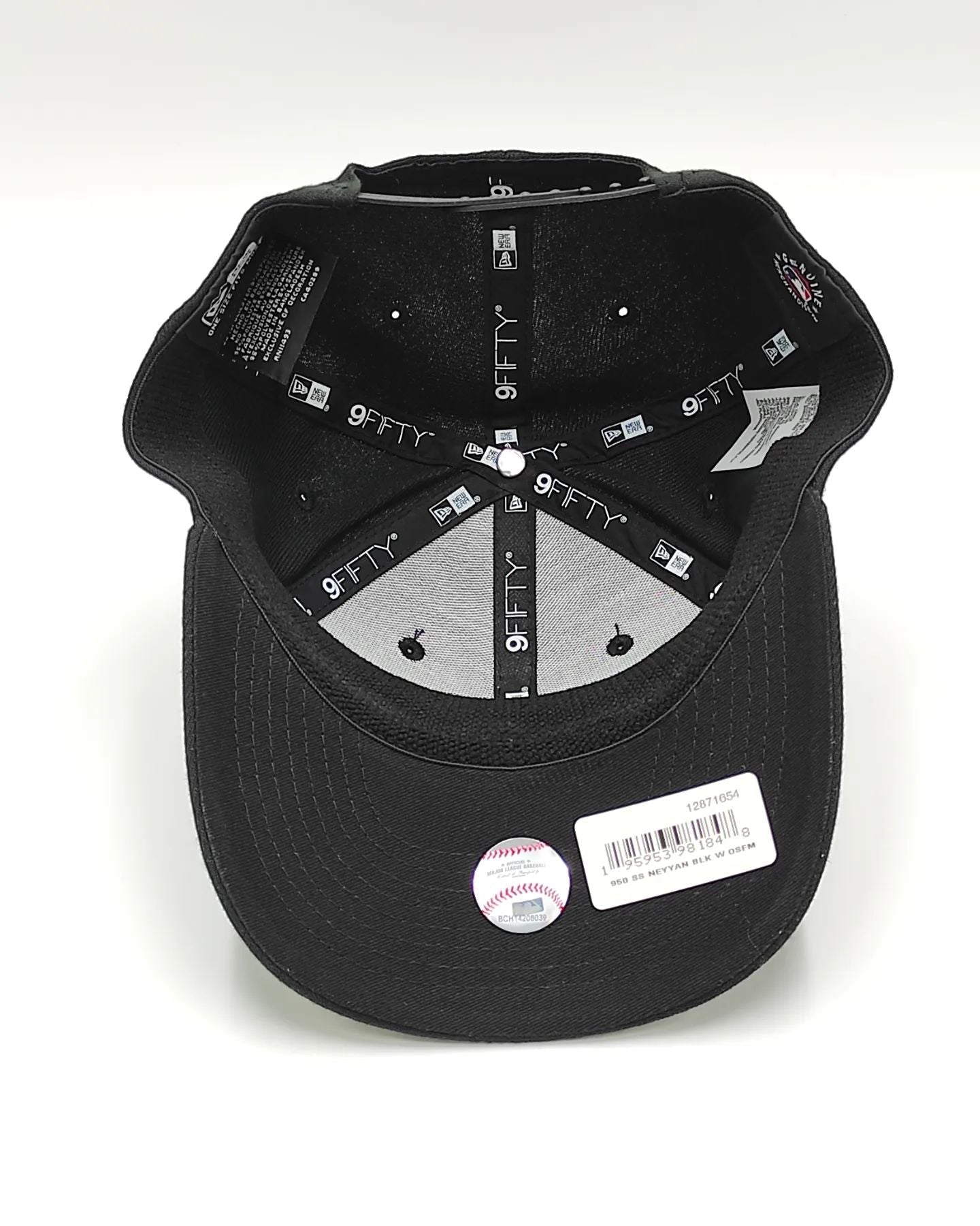 New Era New York Yankees 9Fifty Strech Snapback Negro