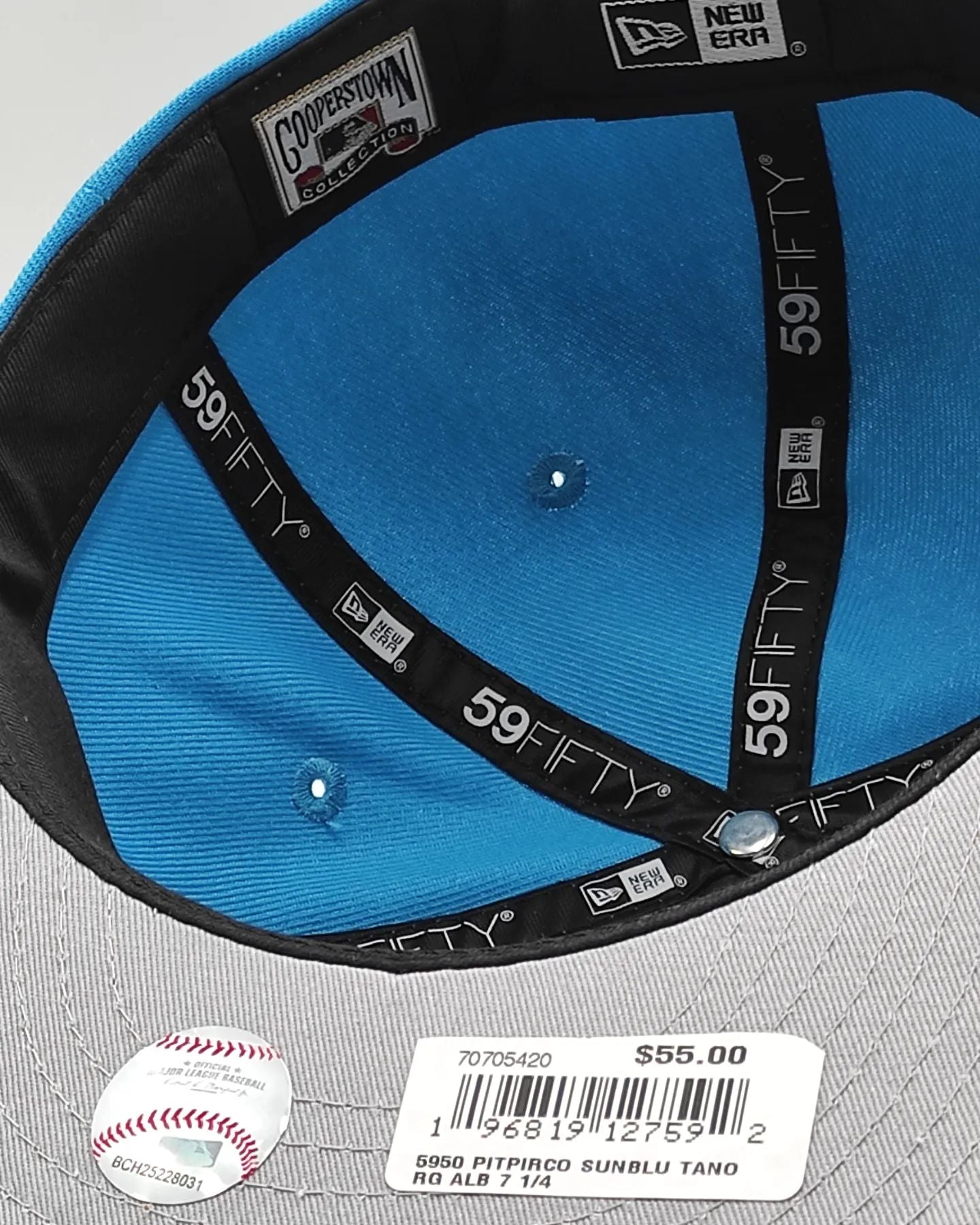 Exclusivo New Era 59Fifty Aux Pack Solo Gorra Pittsburgh Pirates 2006 All Star Game Patch - Azul claro, naranja, rosa