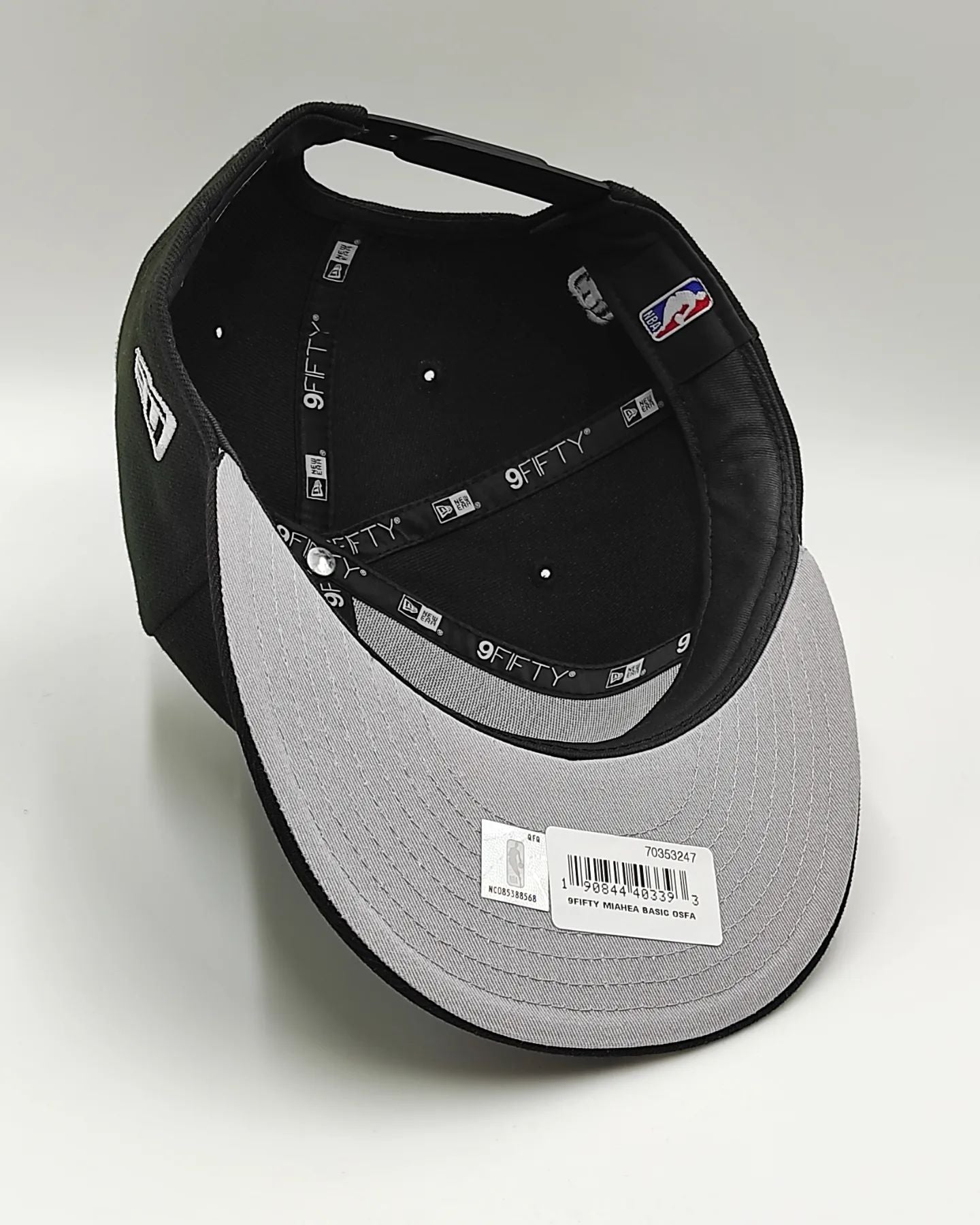 New Era gorra snapback 9fifty Miami Heat negra