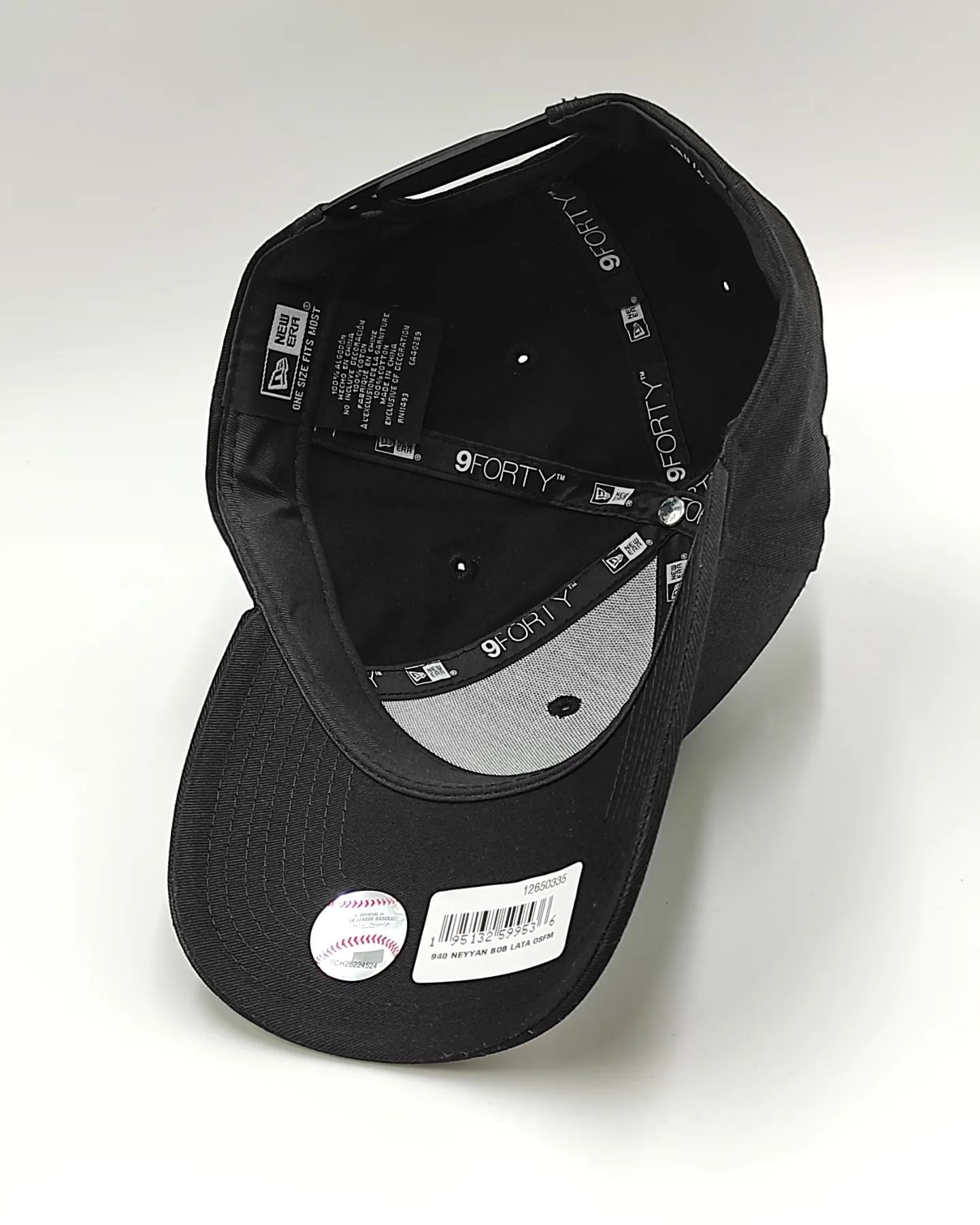 Gorra New Era 9Forty negra de los New York Yankees