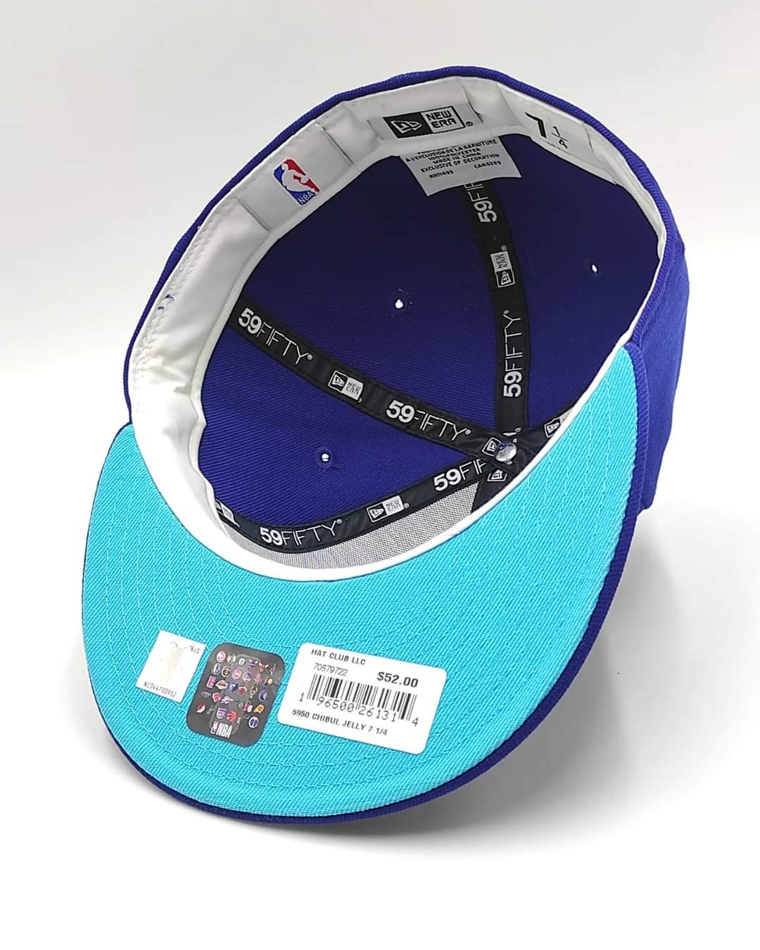 Gorra New Era 59fifty Interestelar Helly Chicago Bulls - azul royal
