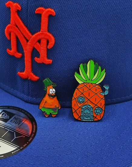 Pin Metálico Patricio y Piña