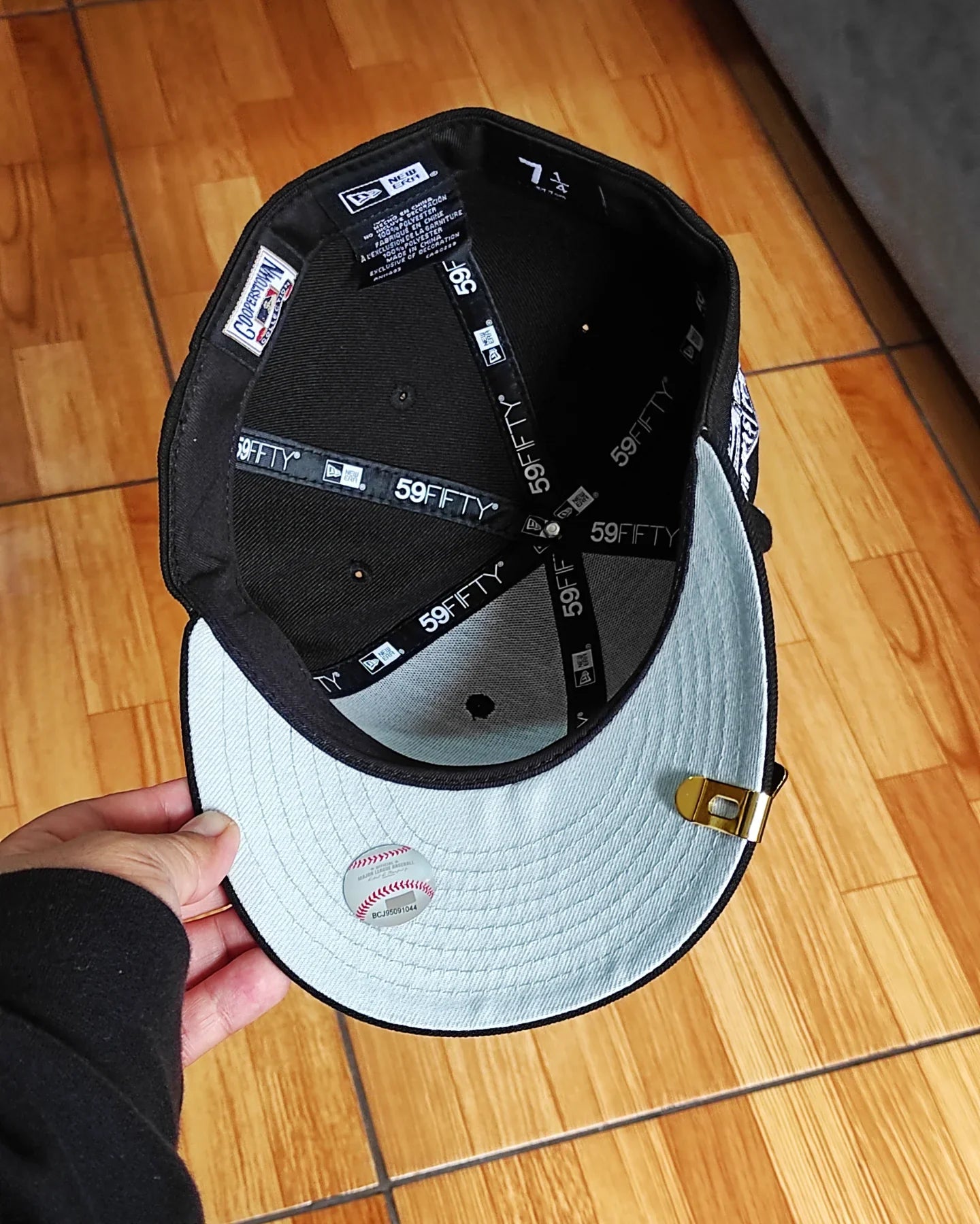 New Era New York Yankees estadio 75 aniversario negro 59 fifty ajustada