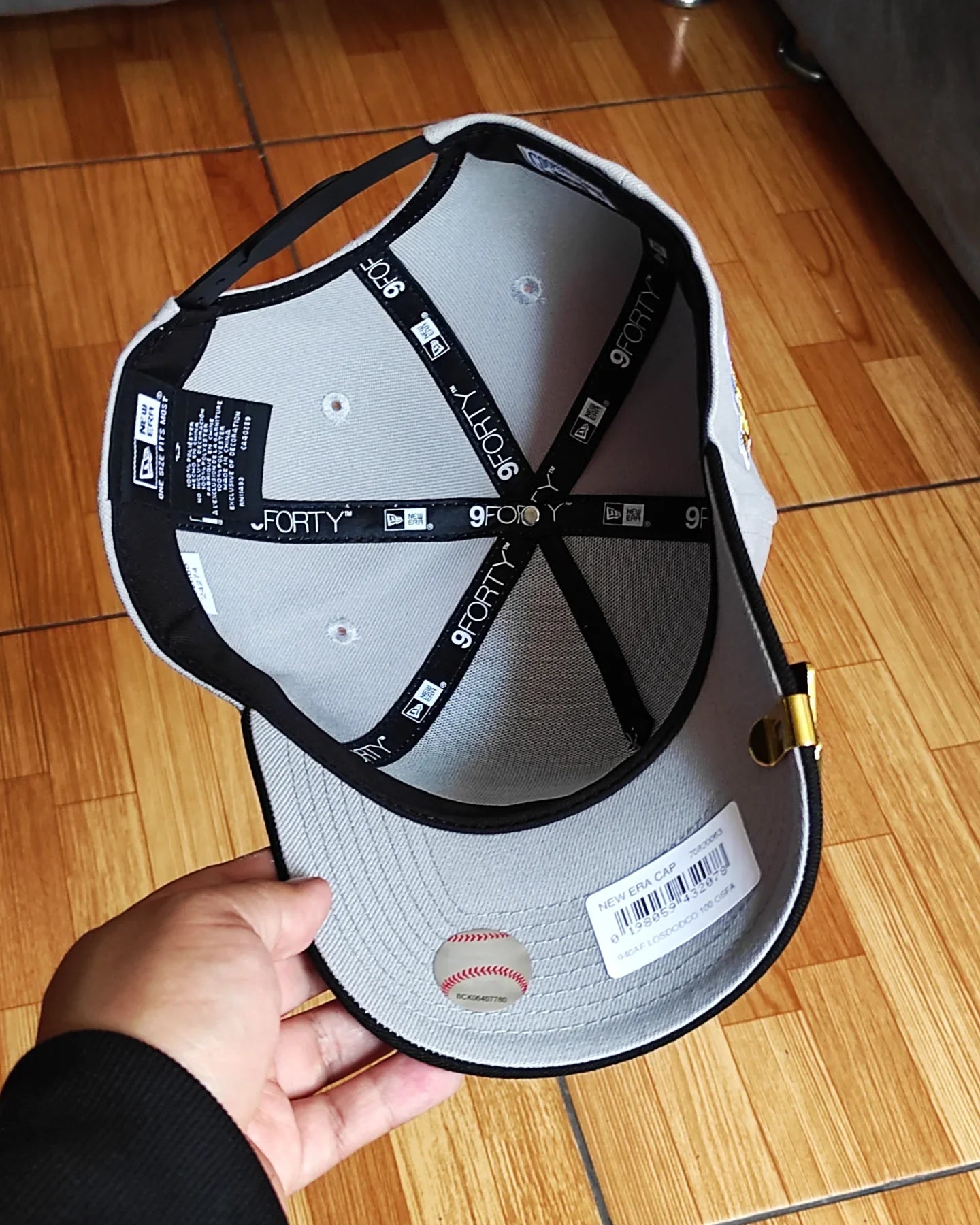 New Era New York Yankees Serie Mundial 1999 gris plomo negro - 9 Forty A-FRAME