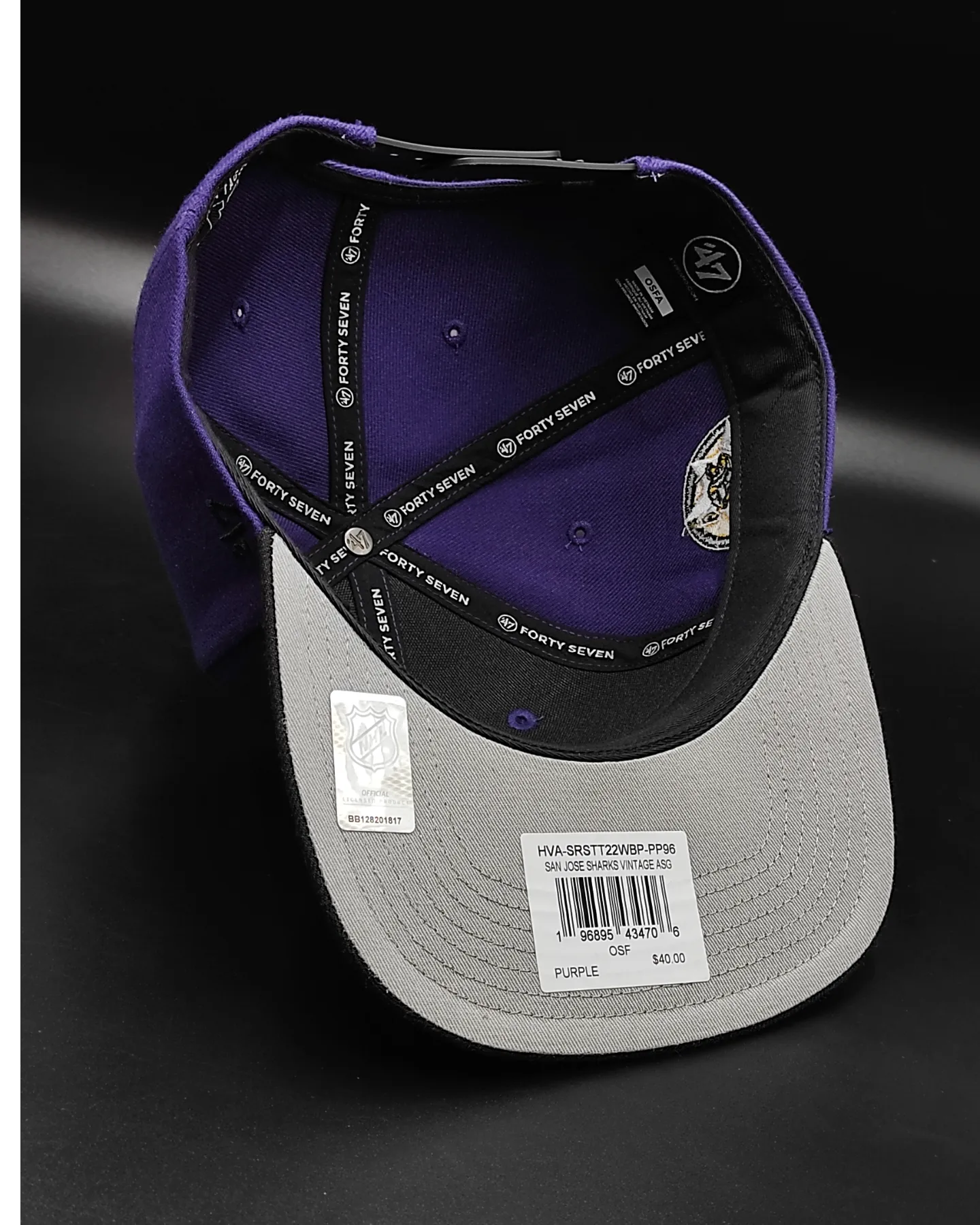 Gorra snapback San Jose Sharks 1996 All Star Game con parche - Marca '47
