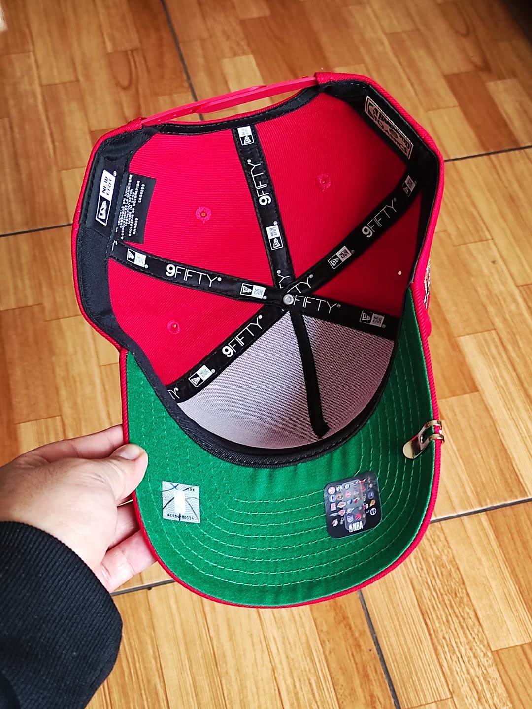 New Era Chicago Bulla NBA champions 1996 red 9Fifty A Snapback
