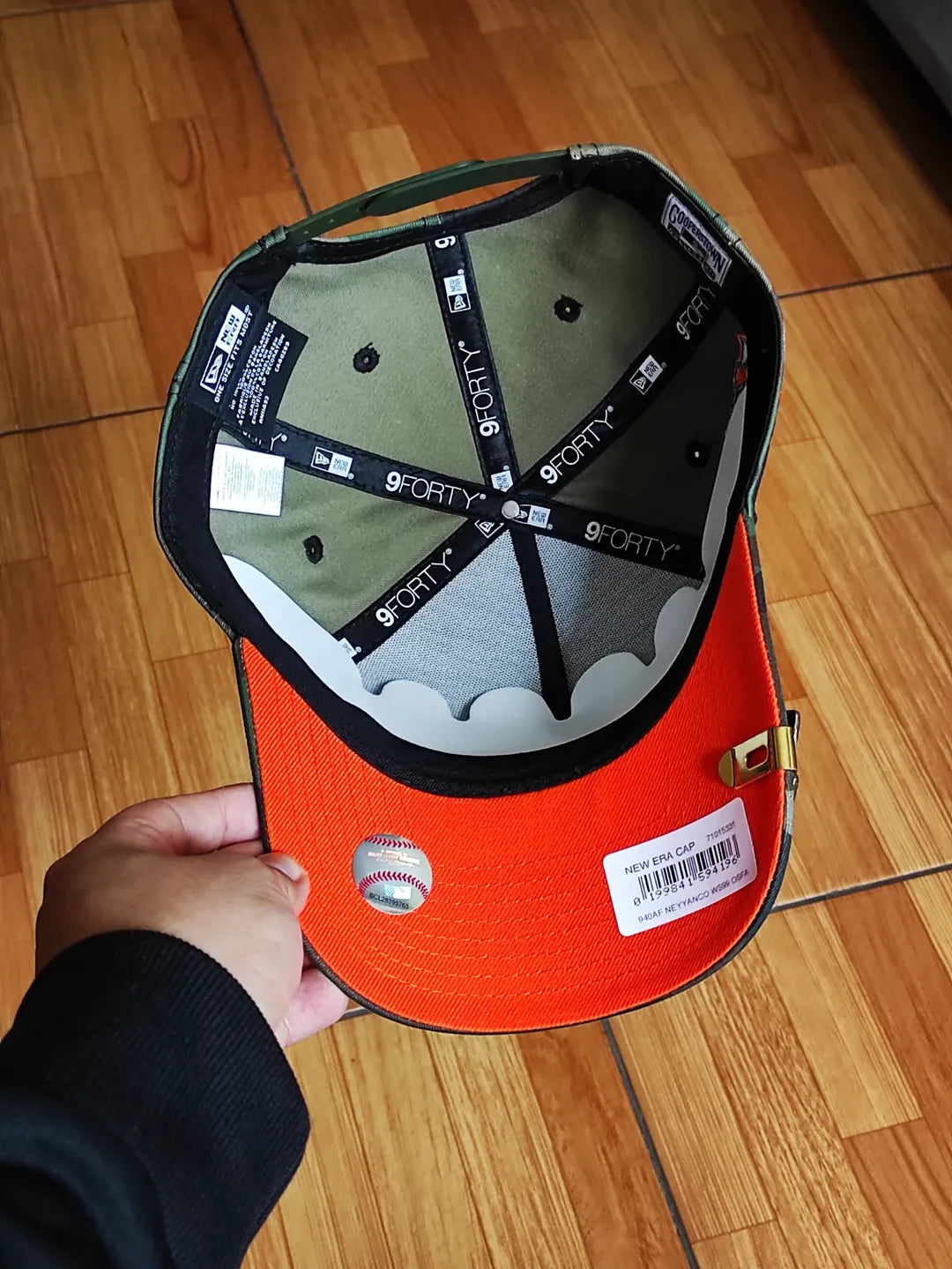 Gorra New Era New York Yankees World Series 1999 Edición Camuflaje 9Forty A-Frame Snapback