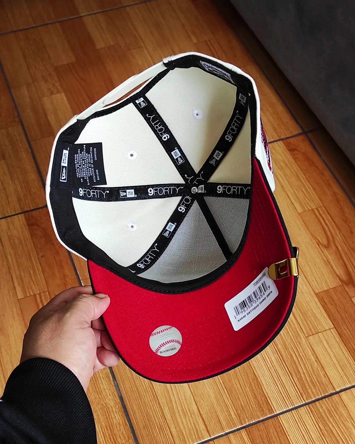 Gorra New Era Detroit Tigers Chrome Black 2 Tone 2000 Stadium 9Forty A-Frame Snapback