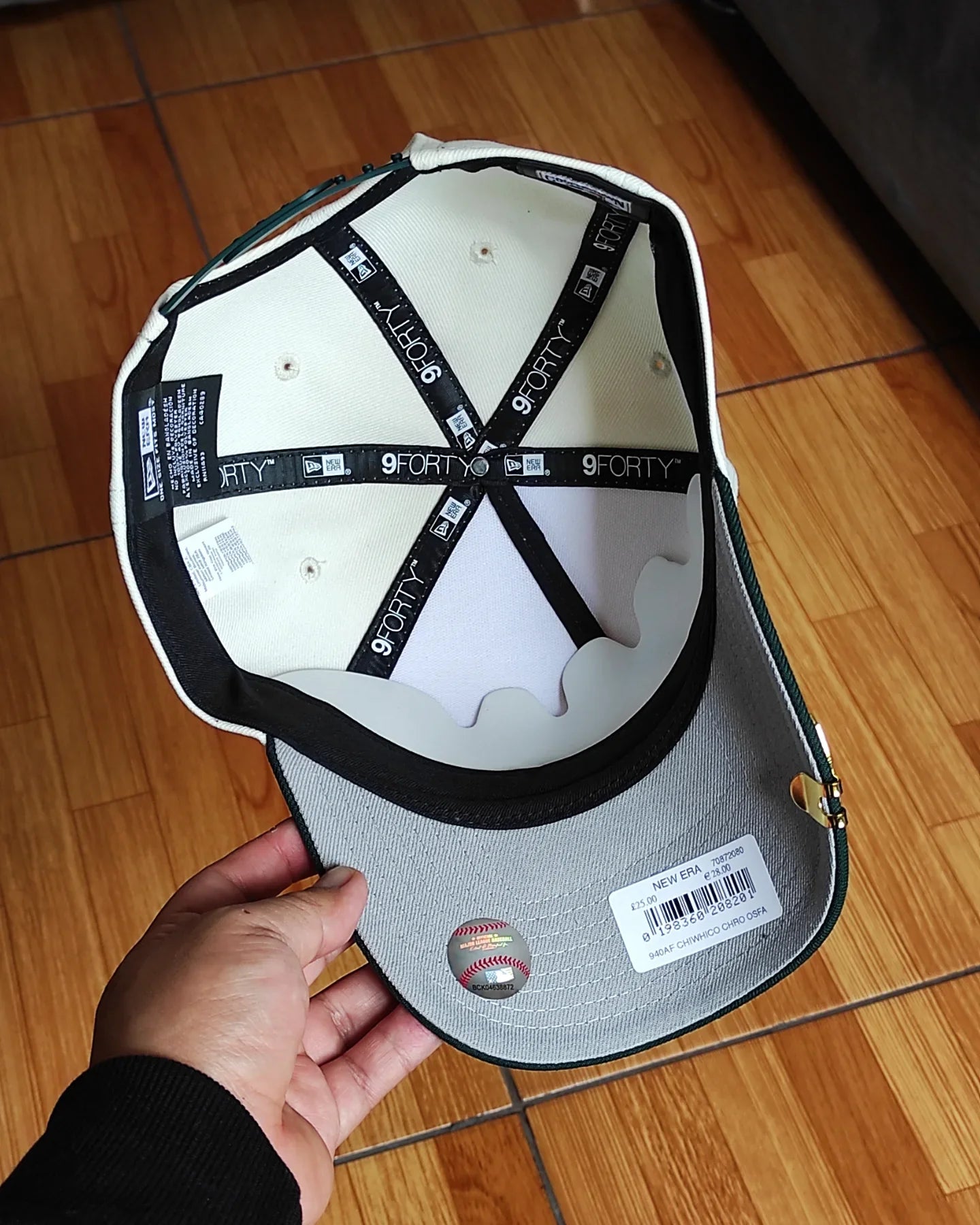 Gorra New Era Chicago White Sox Comiskey Chrome verde oscuro 9Forty Snapback