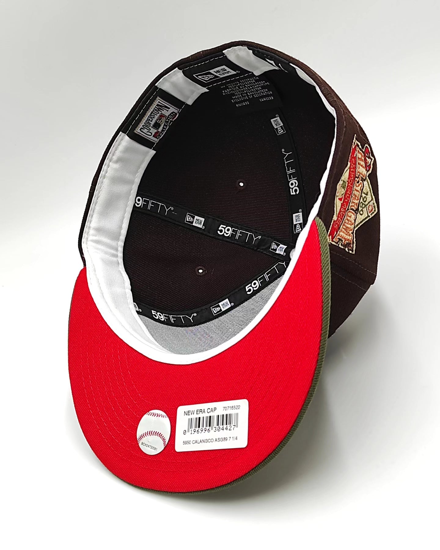 New Era California Angels all star game 1989 heavy copper two Tone edition 59fifty fitted hat