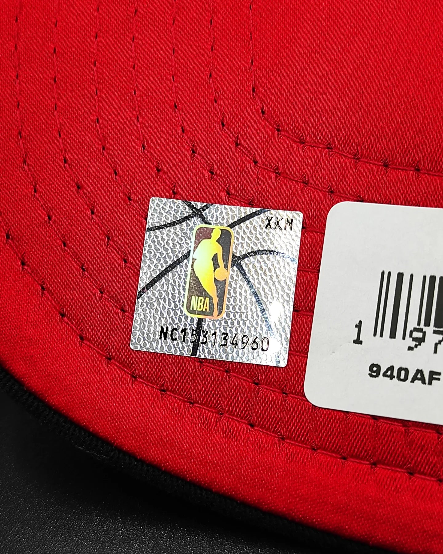 Gorra snapback 9FORTY A-Frame "Negro y Escarlata" de los Chicago Bulls de New Era