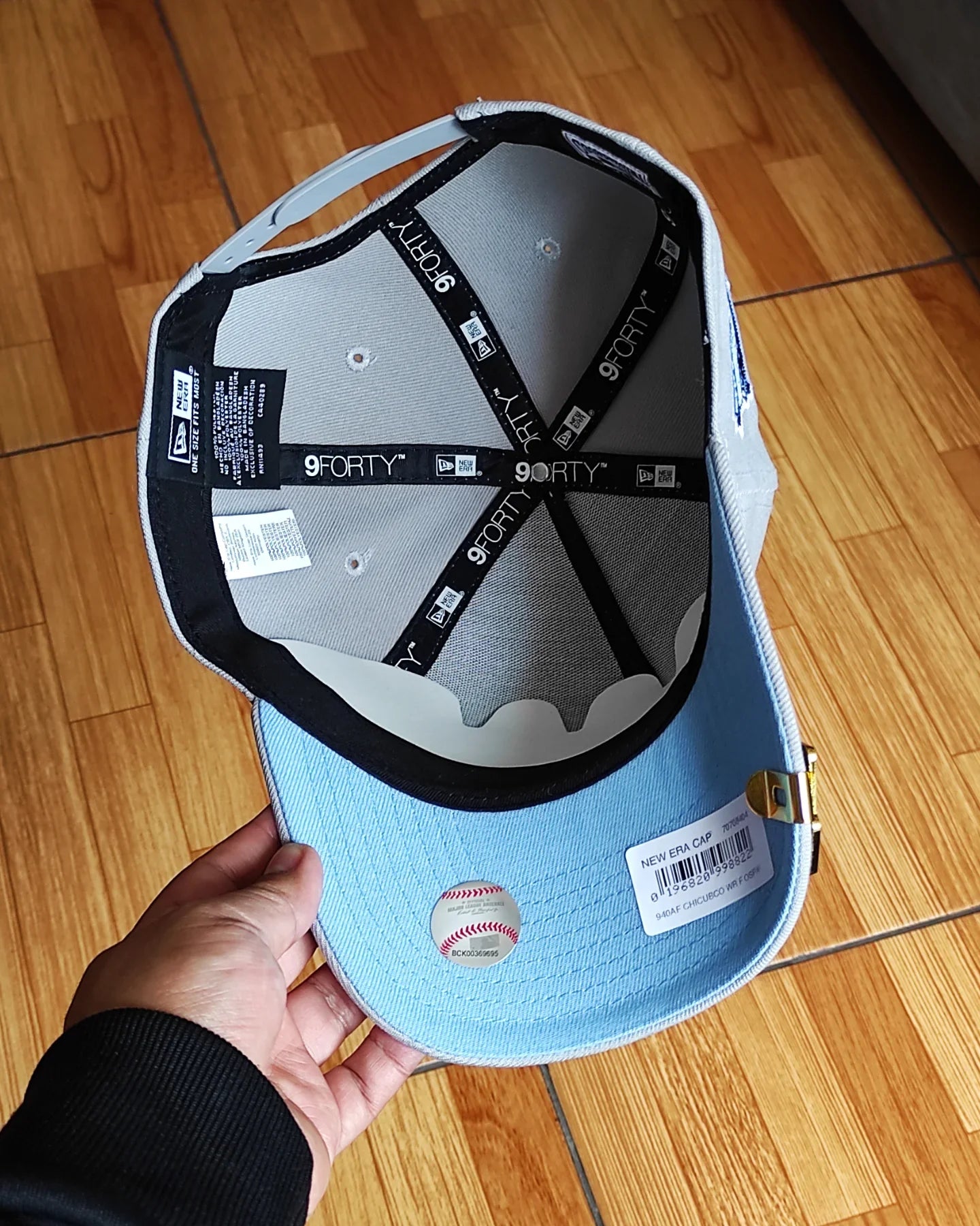 New Era Chicago Cubs 100 Aniversario Gris Helado 9FORTY A-FRAME