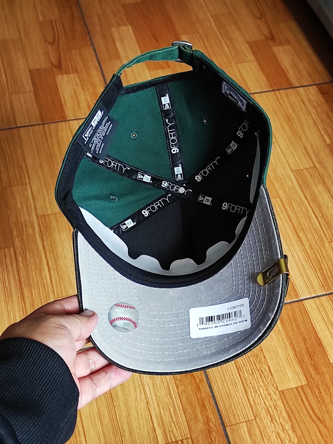 New era New York Yankees DENIM verde 9FORTY A-FRAME Snapback