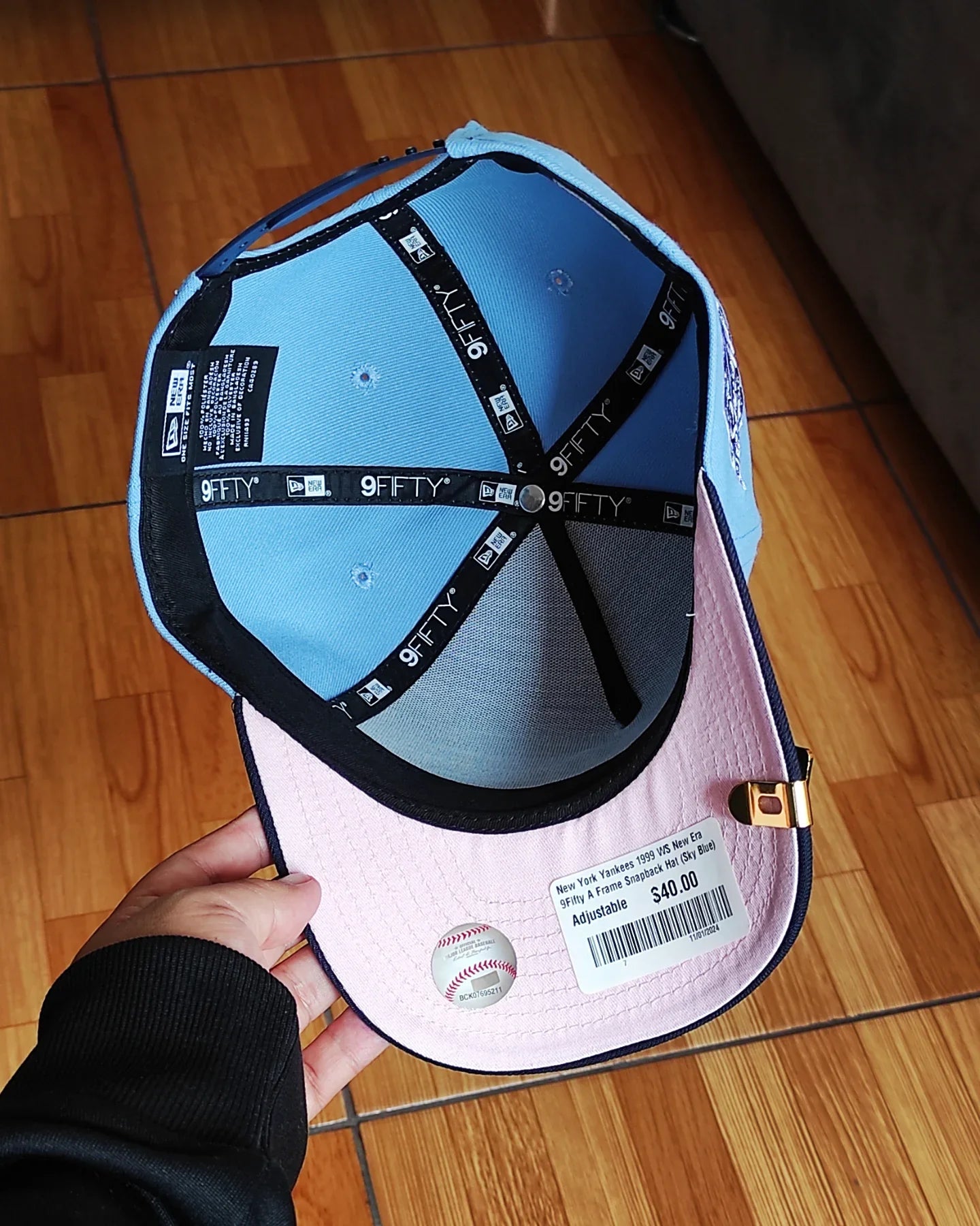 New Era New York Yankees Serie Mundial 1999 AZUL/Celeste Bicolor 9FIFTY A-FRAME Snapback