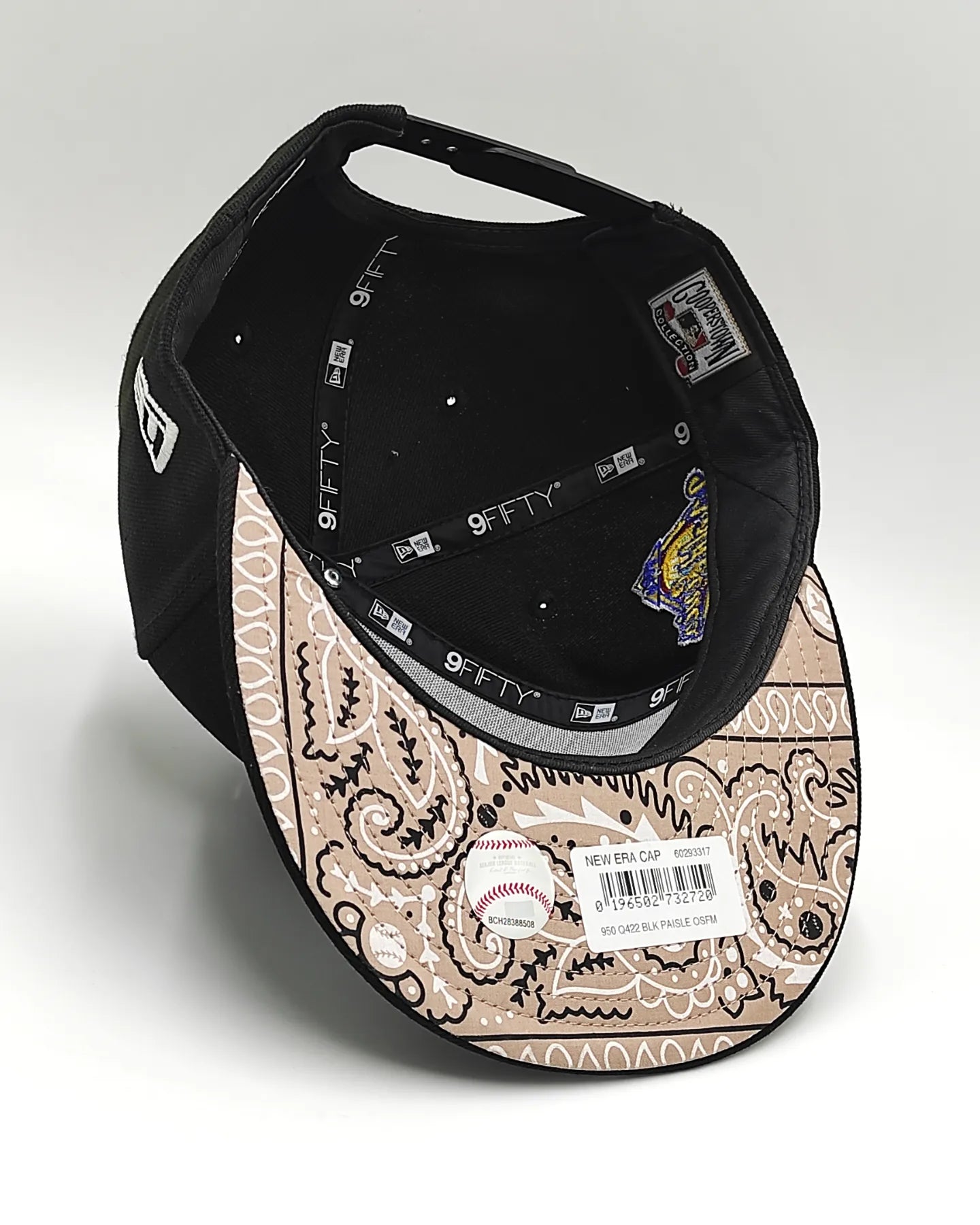 Gorra snapback negra 9fifty New Era New York Yankees Paisley