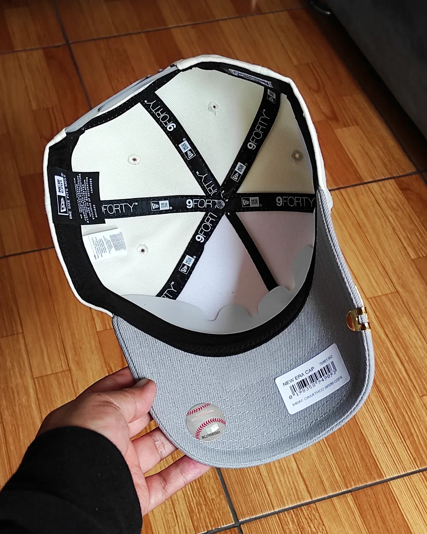 Gorra New Era Oakland Athletics World Series 1989 Metallic Chrome Two Tone A Frame 9Forty Snapback