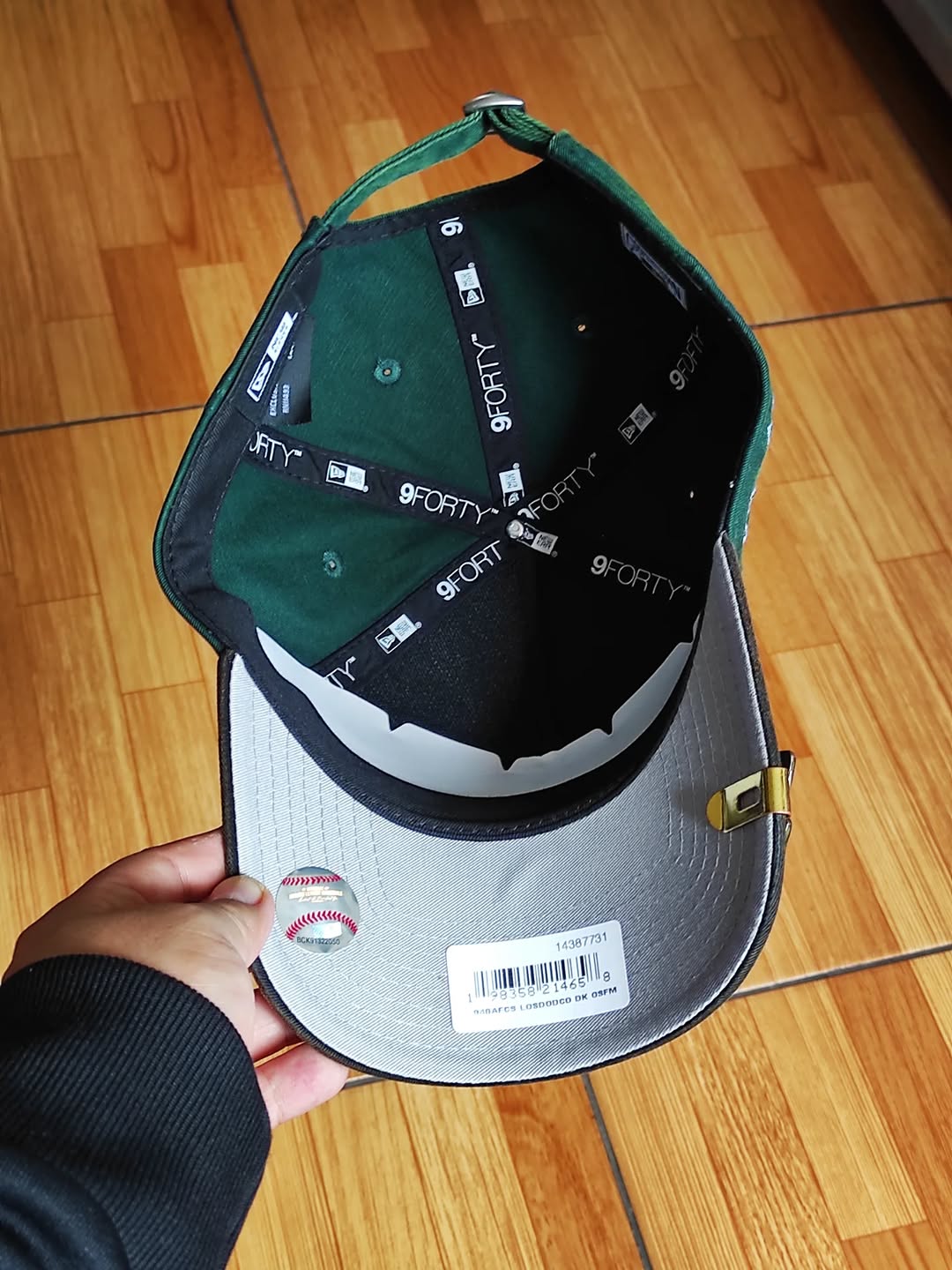 Gorra snapback A-FRAME 9FORTY New era Los Angeles Dodgers DENIM verde