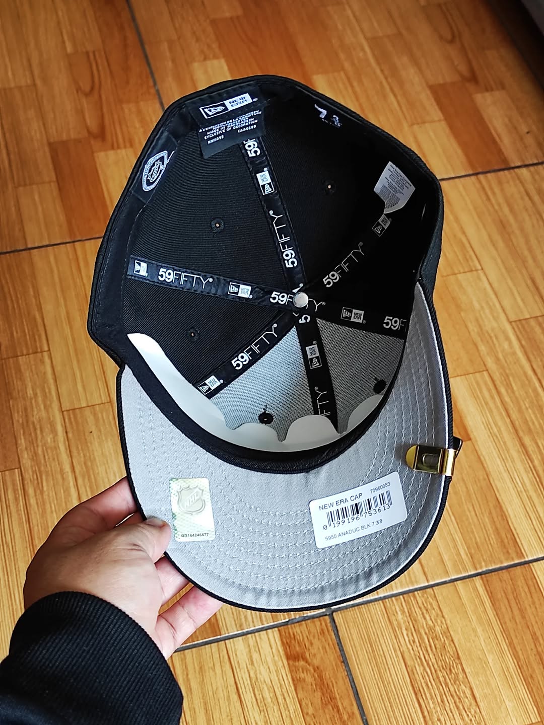 Gorra New Era Anaheim Ducks Edición Inaugural Fire Negra 59Fifty Ajustada