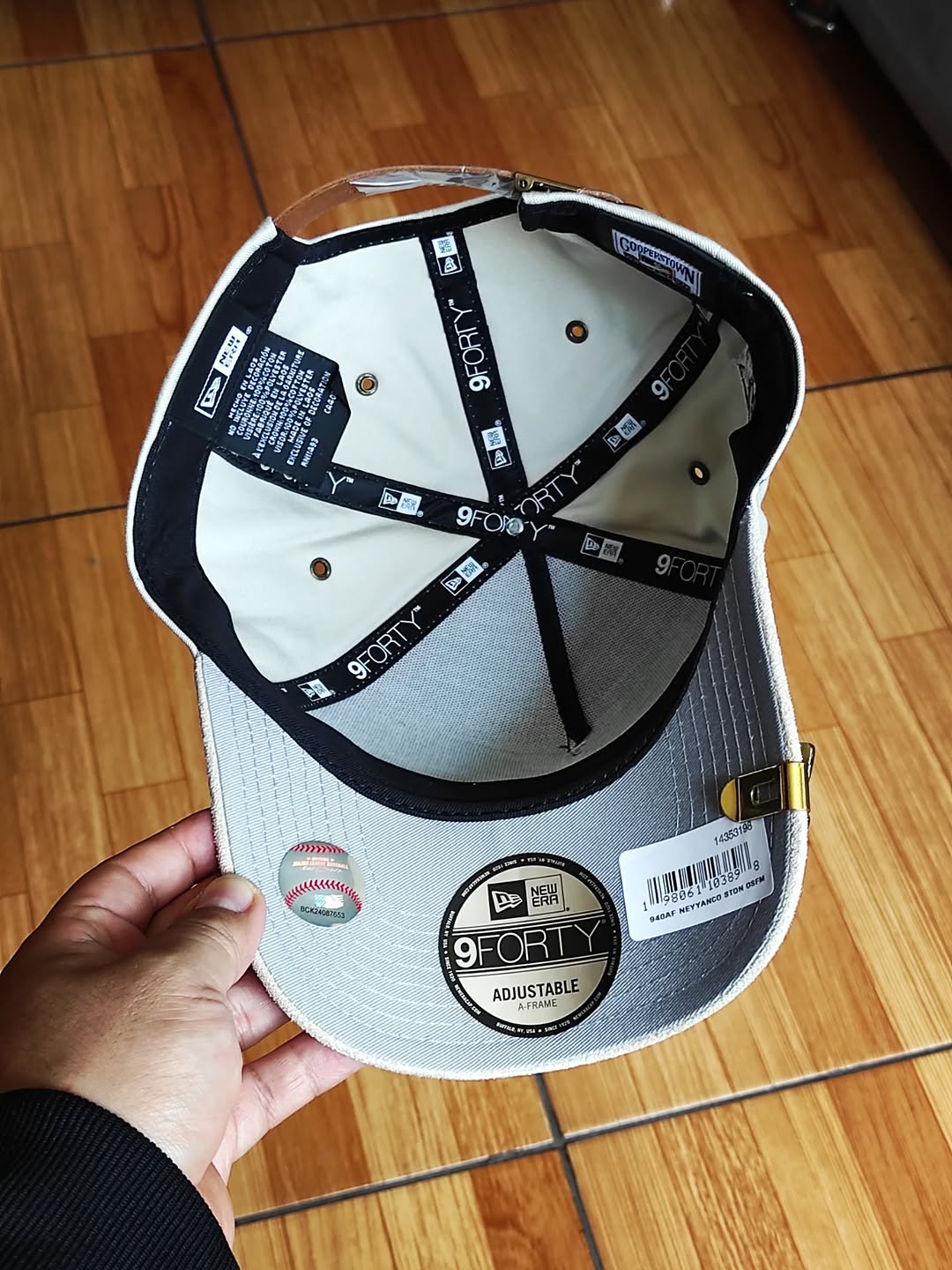New York Yankees 'Cream' 9FORTY A-Frame Gorra ajustable New Era