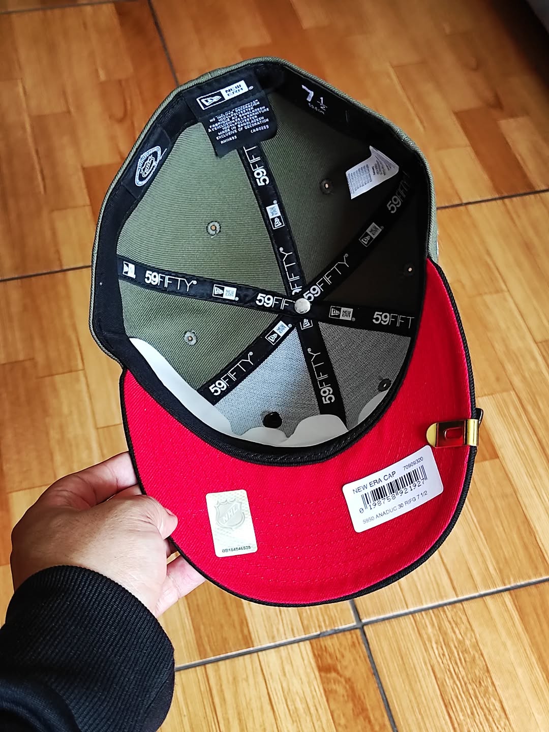 Gorra New Era 59Fifty del 30 Aniversario de los Anaheim Ducks