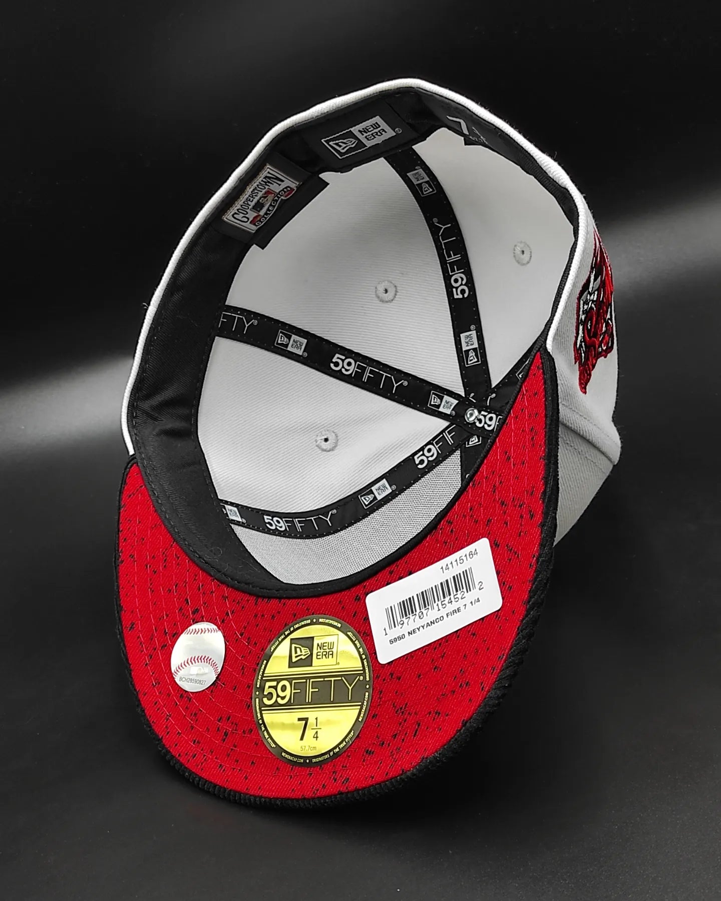 New Era New York Yankees negra roja 59 fifty