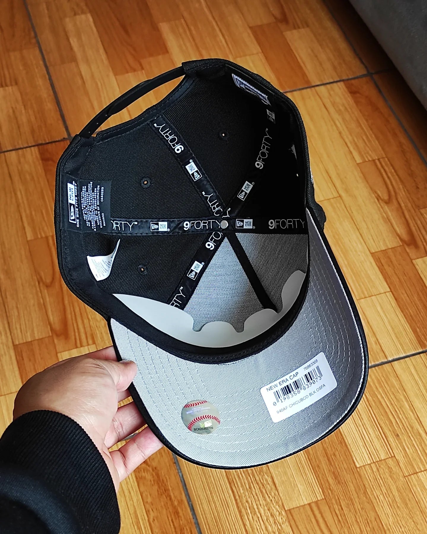 New Era Chicago Cubs visera satinada negra 9 FORTY A-FRAME