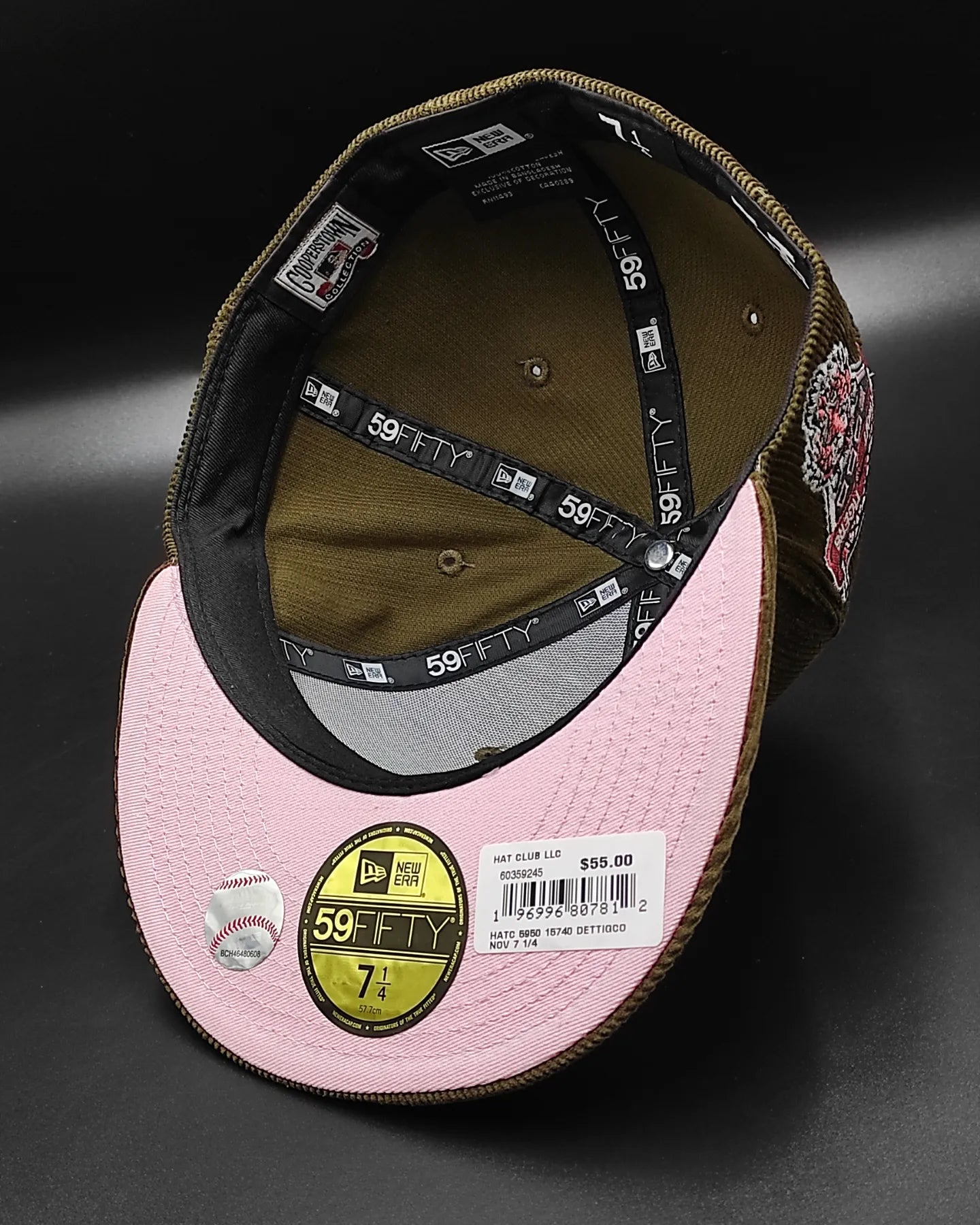 Gorra New Era 59fifty martini pana Detroit Tigers parche inaugural 2000 - oliva