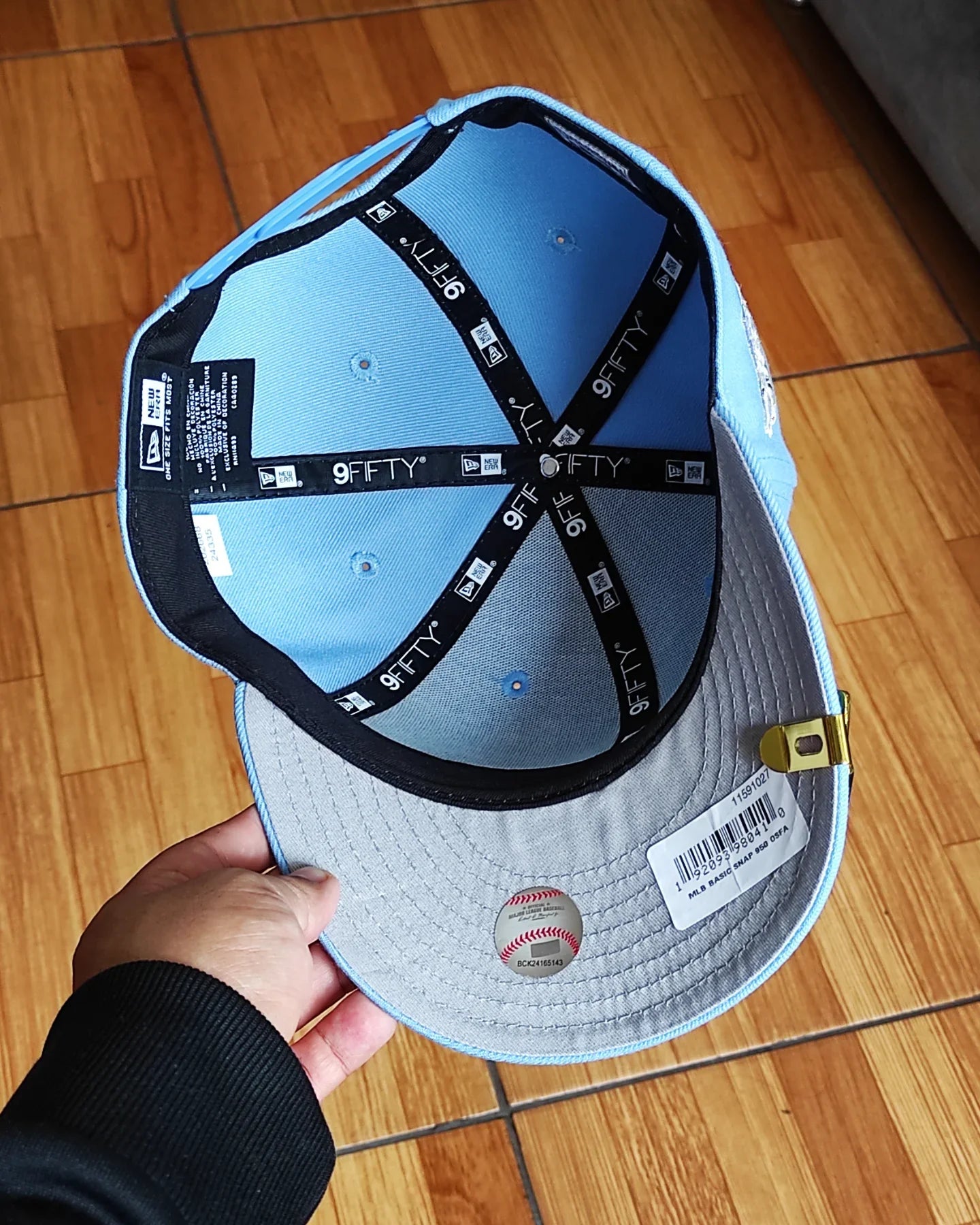 New Era New York Yankees Serie Mundial 2009 Liberty AZUL CIELO 9 FIFTY Snapback