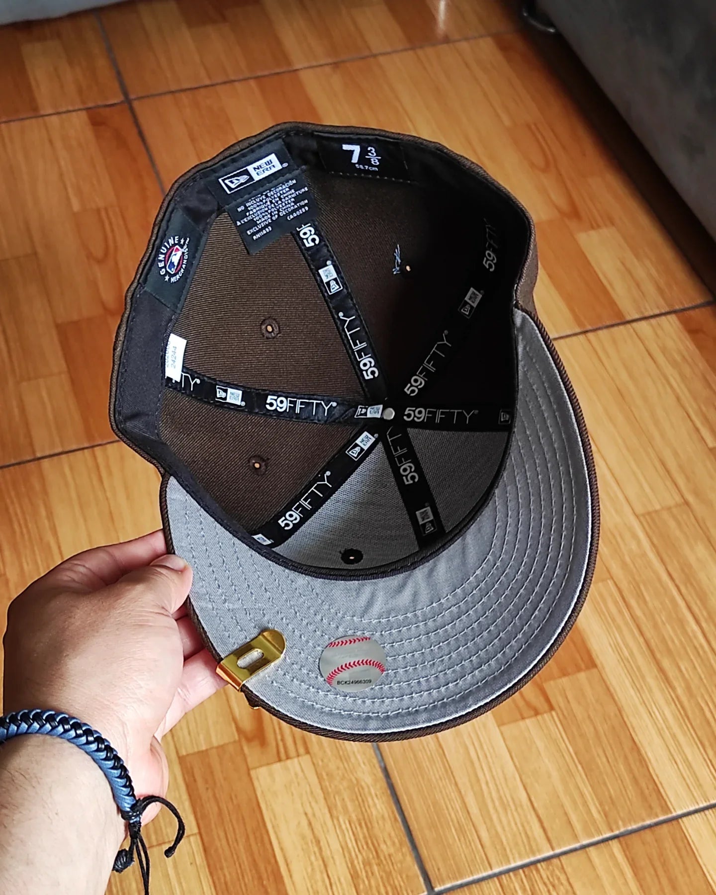 New Era New York Yankees marrón 59 fifty ajustada