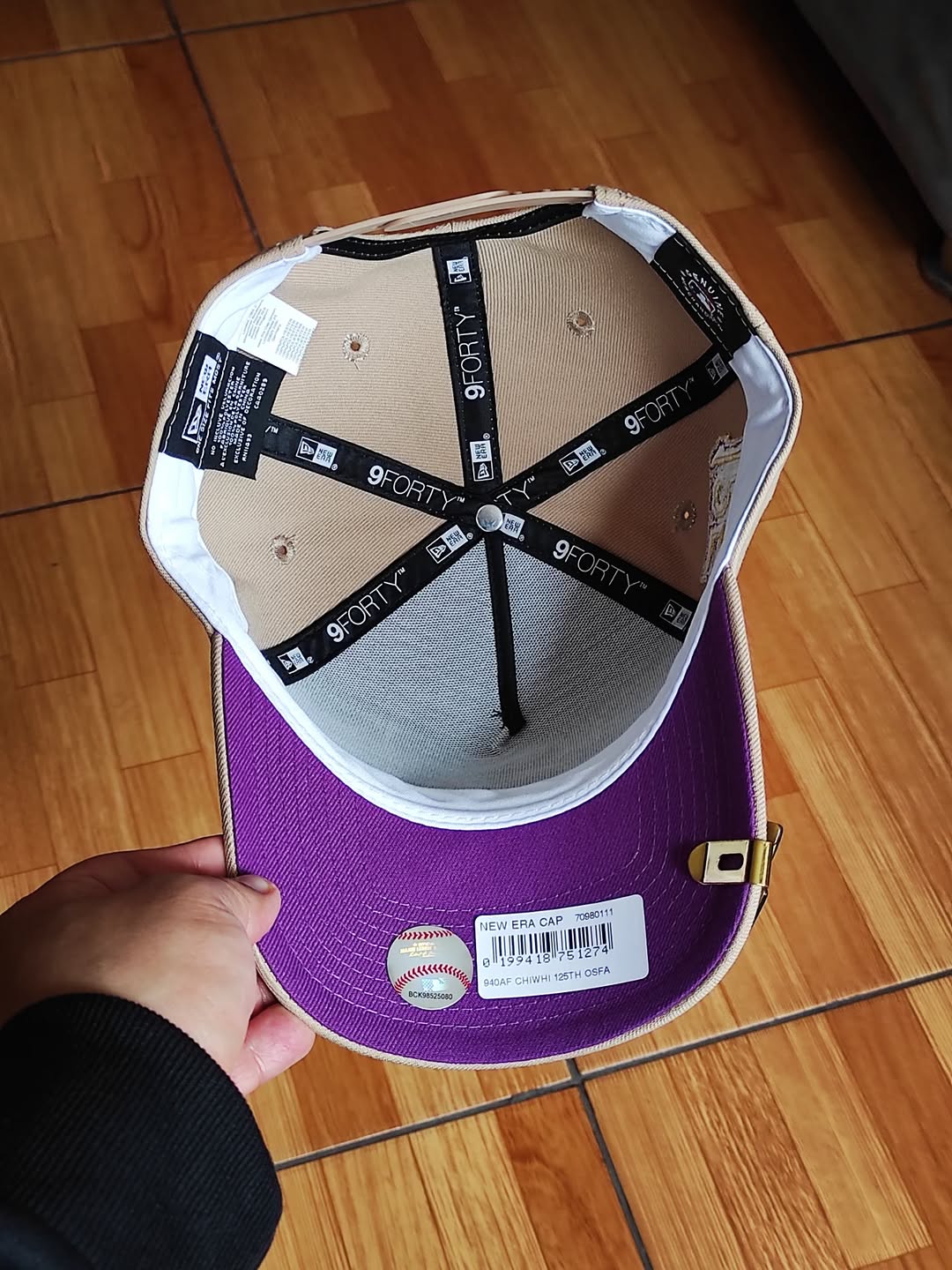 New Era Chicago White Sox 125 aniversario camel 🍇 9forty A-FRAME Snapback