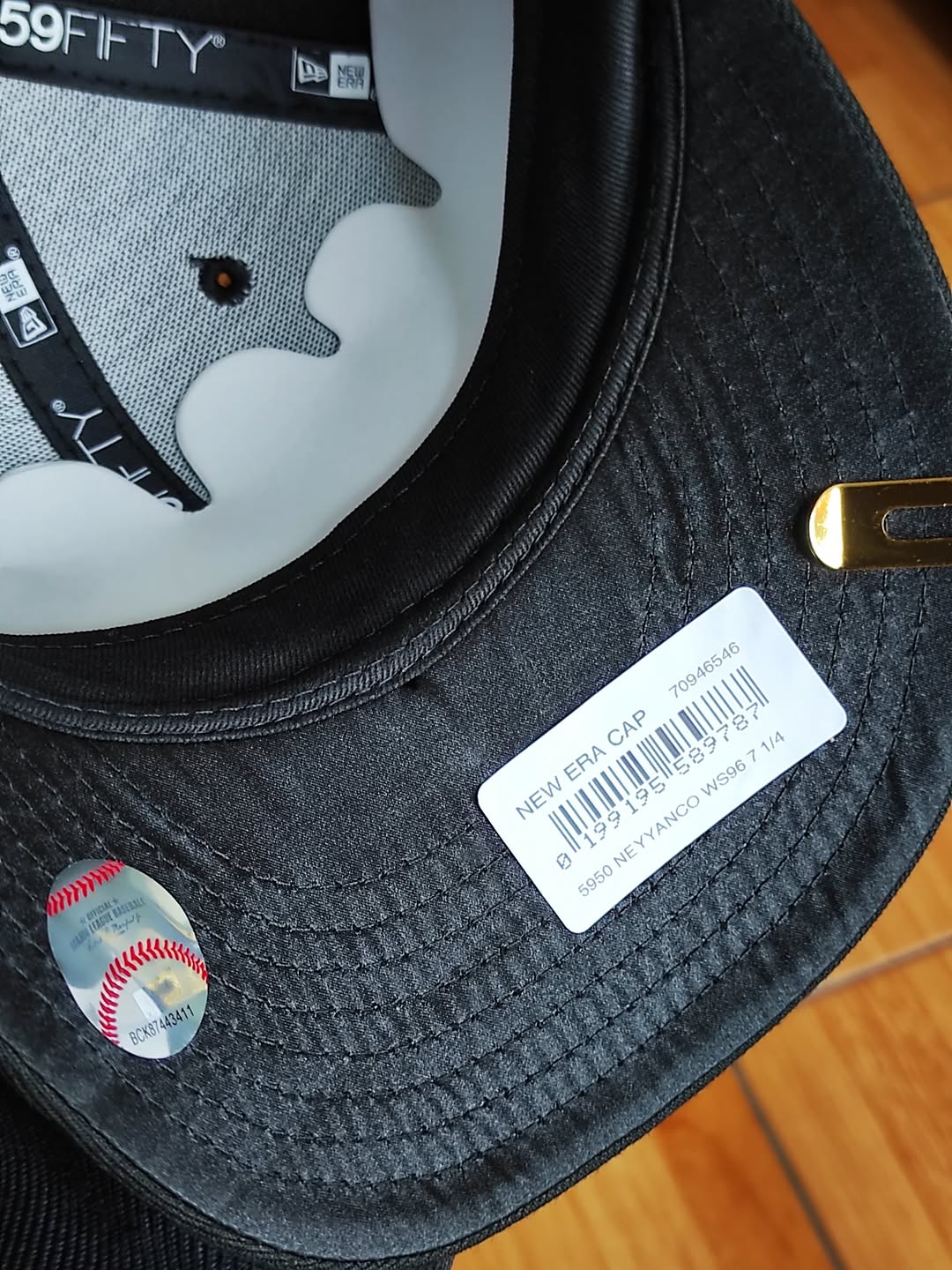 New Era New York Yankees script world series titanio negro 59FIFTY