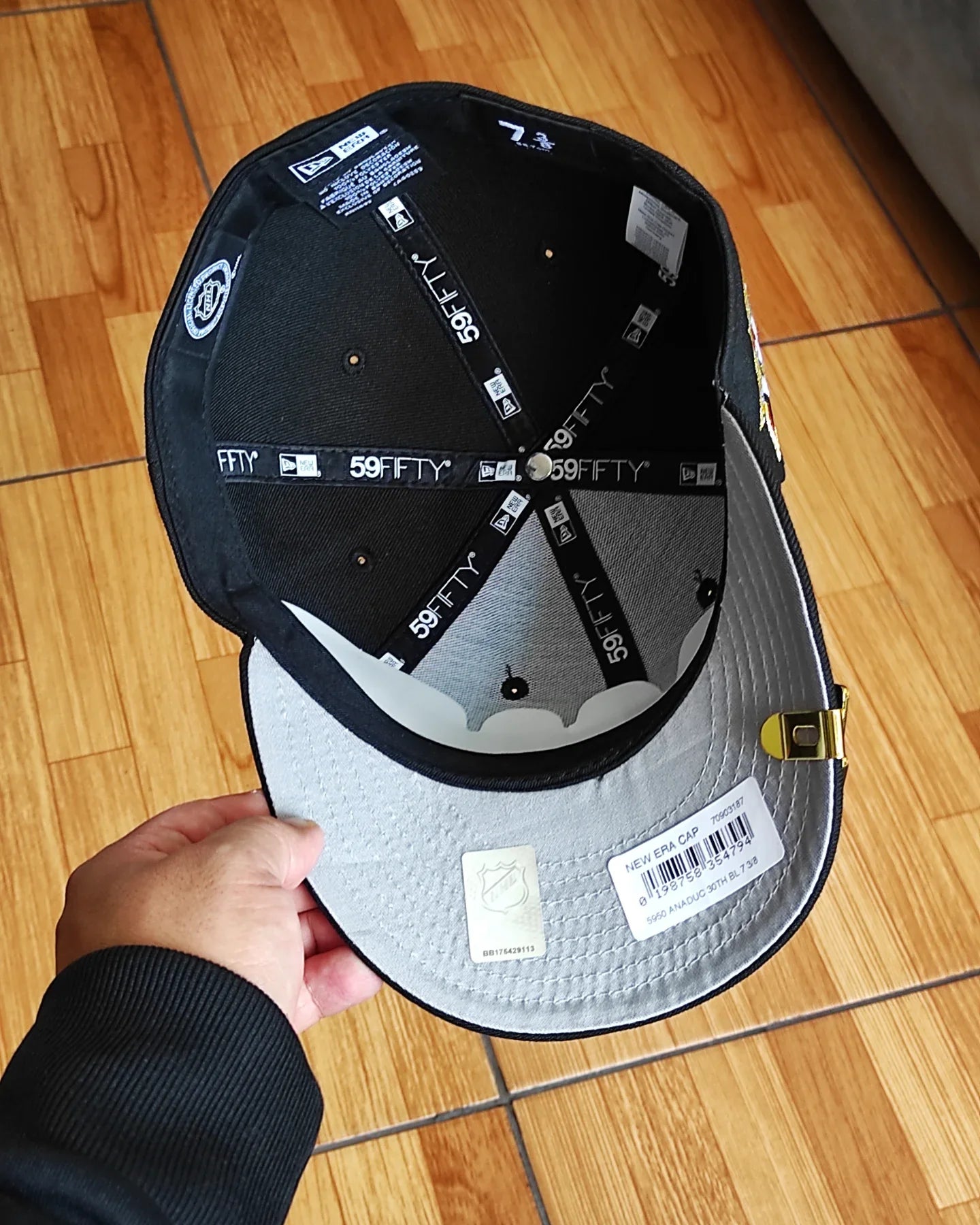 New Era Anaheim Ducks Edición 30 Aniversario NEGRO 59Fifty Ajustada