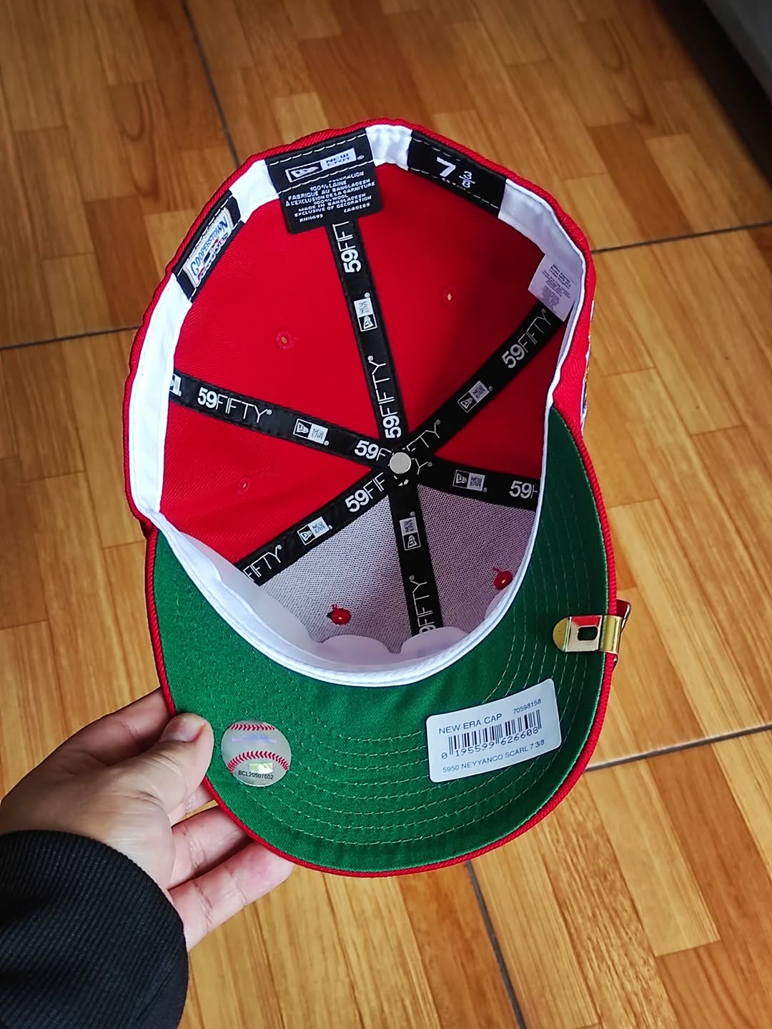 New era New York Yankees Serie Mundial roja 59FIFTY AJUSTADA