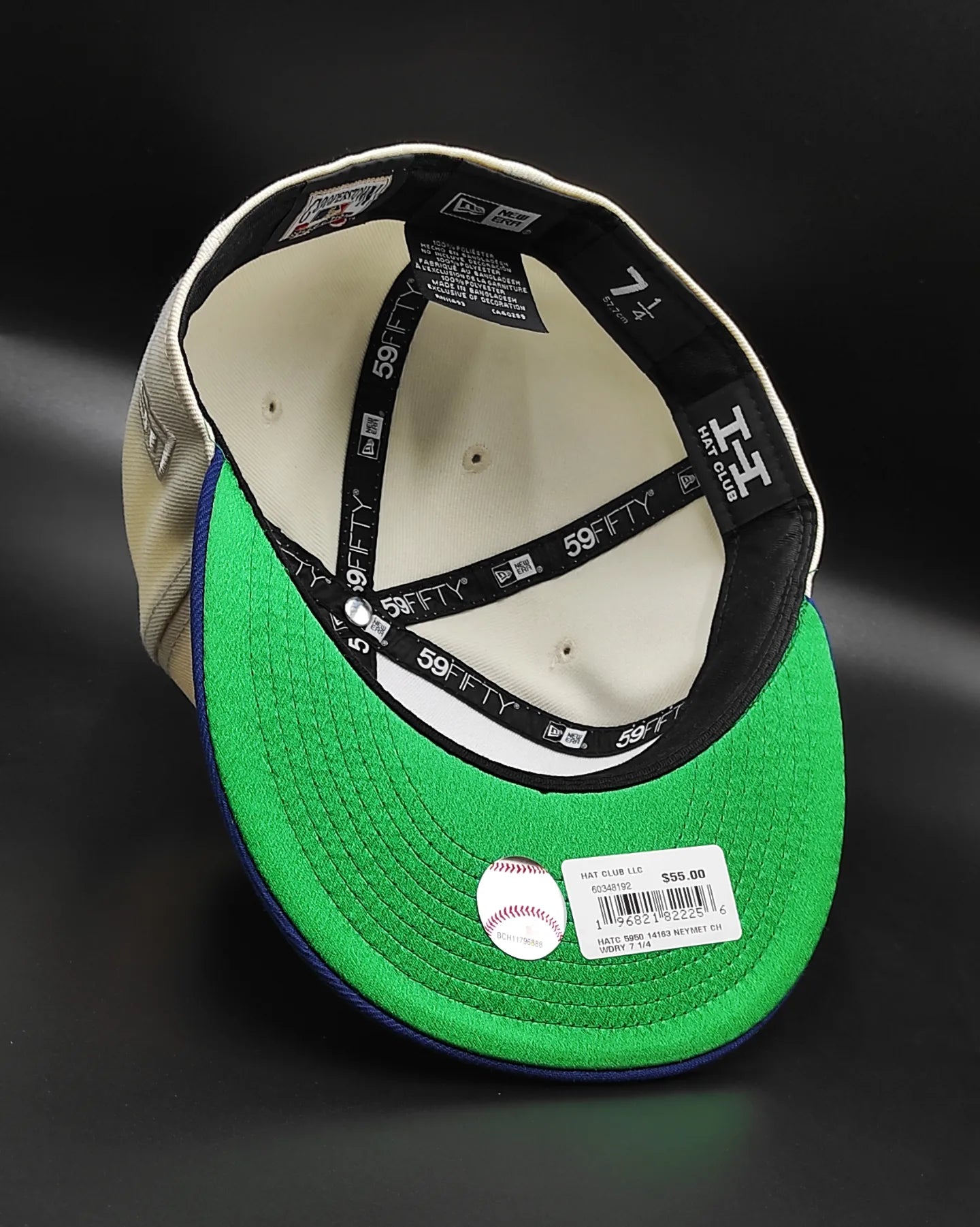 New Era 59 FIFTY Cadena bordada New York Mets - blanco - azul royal