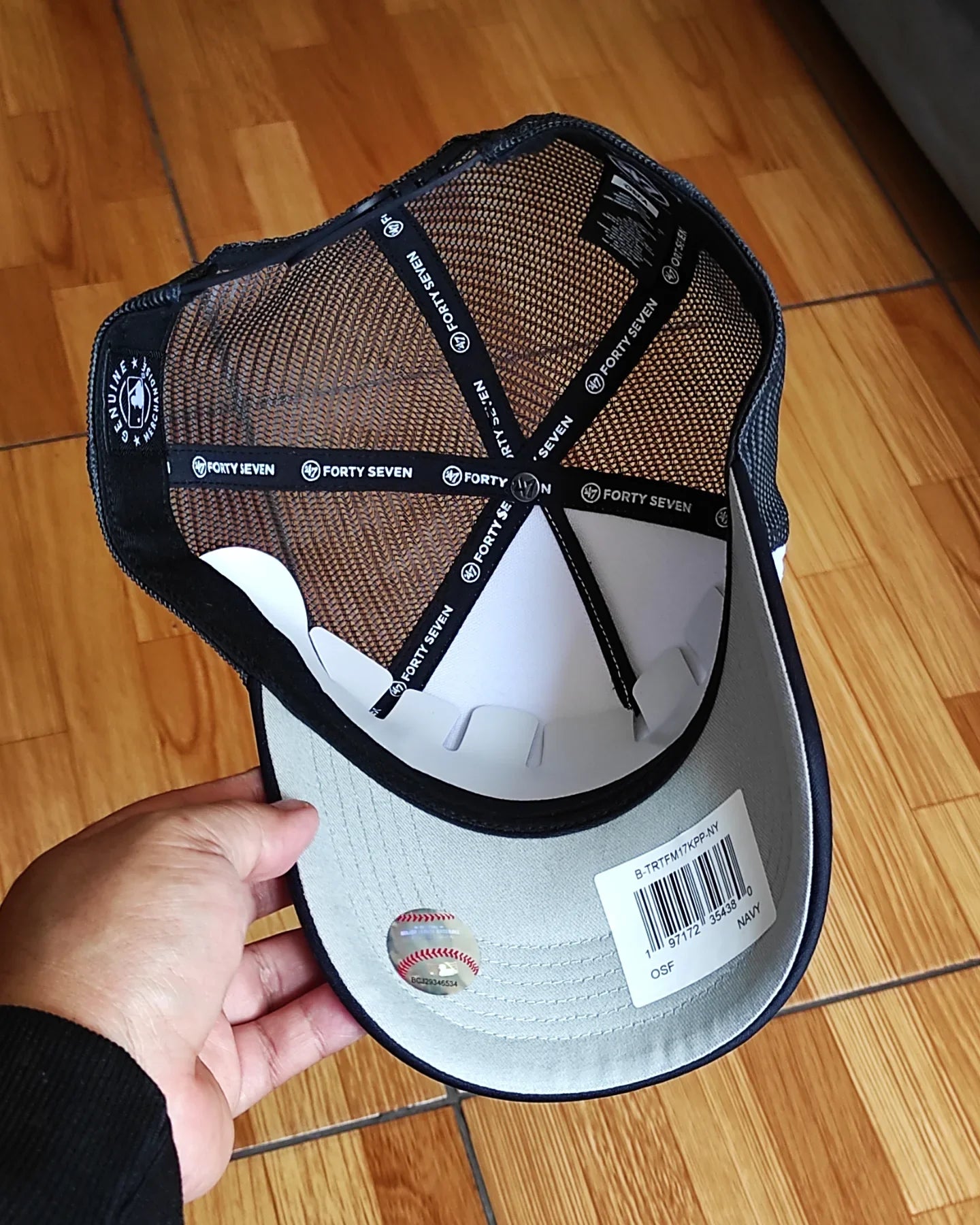 Gorra snapback de camionero de espuma de los New York Yankees de la marca 47Brand