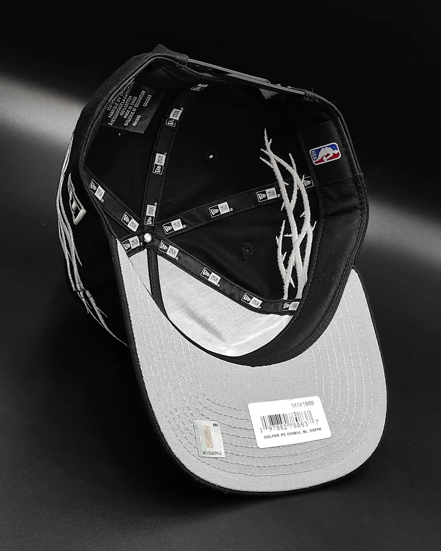 Gorra New Era Chicago Bulls 'TT' Golfer con visera precurvada y cierre a presión