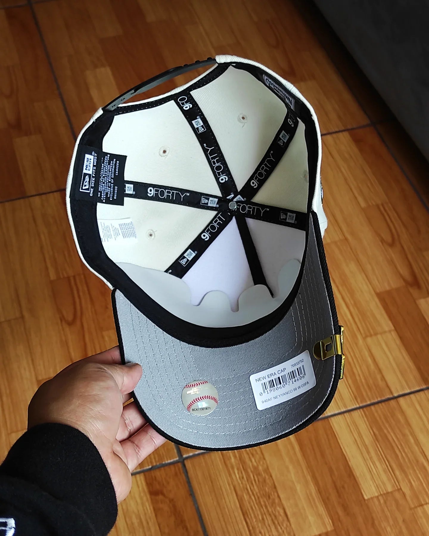 New Era New York Yankees Serie Mundial 1999 Cromado negro 9forty A-FRAME