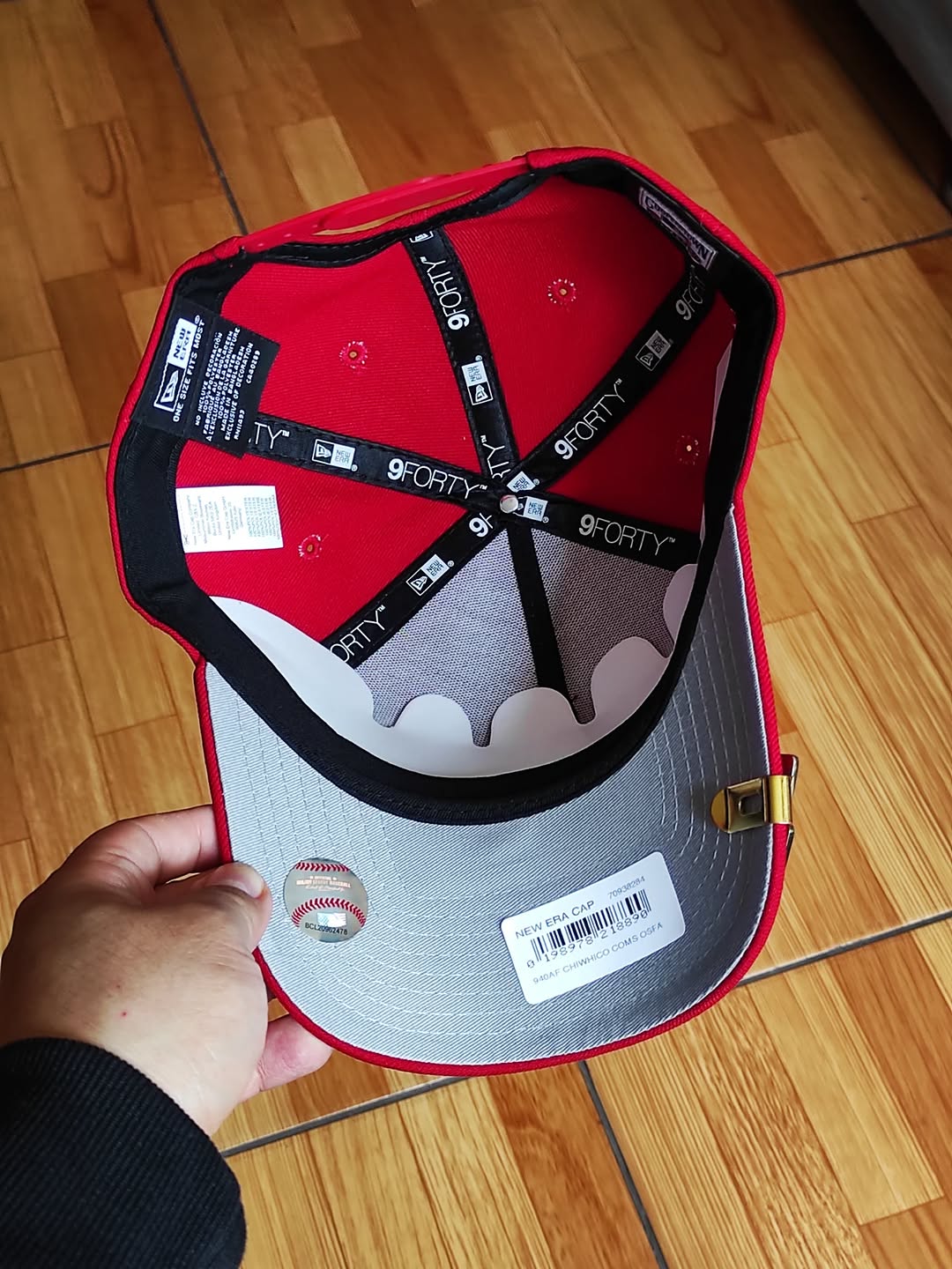 Gorra snapback A-Frame 9Forty roja con logo de los White Sox de Chicago de New Era, diseño Comiskey Park
