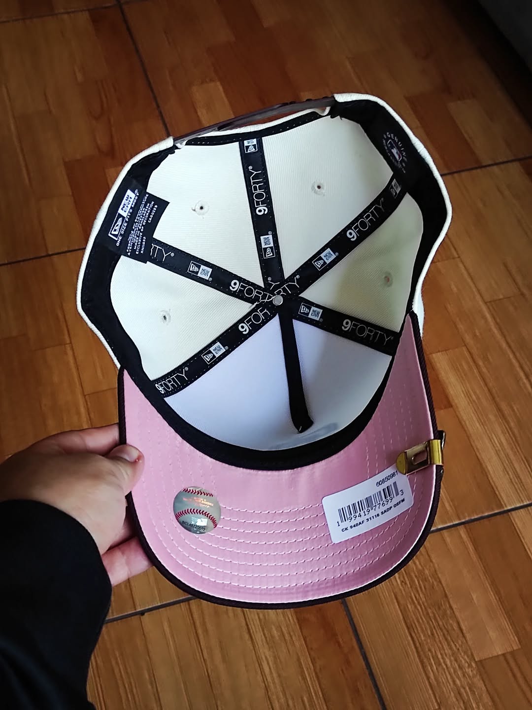 San Diego Padres "Pink Satin Hearts Walnut" 9FORTY A-Frame Snapback
