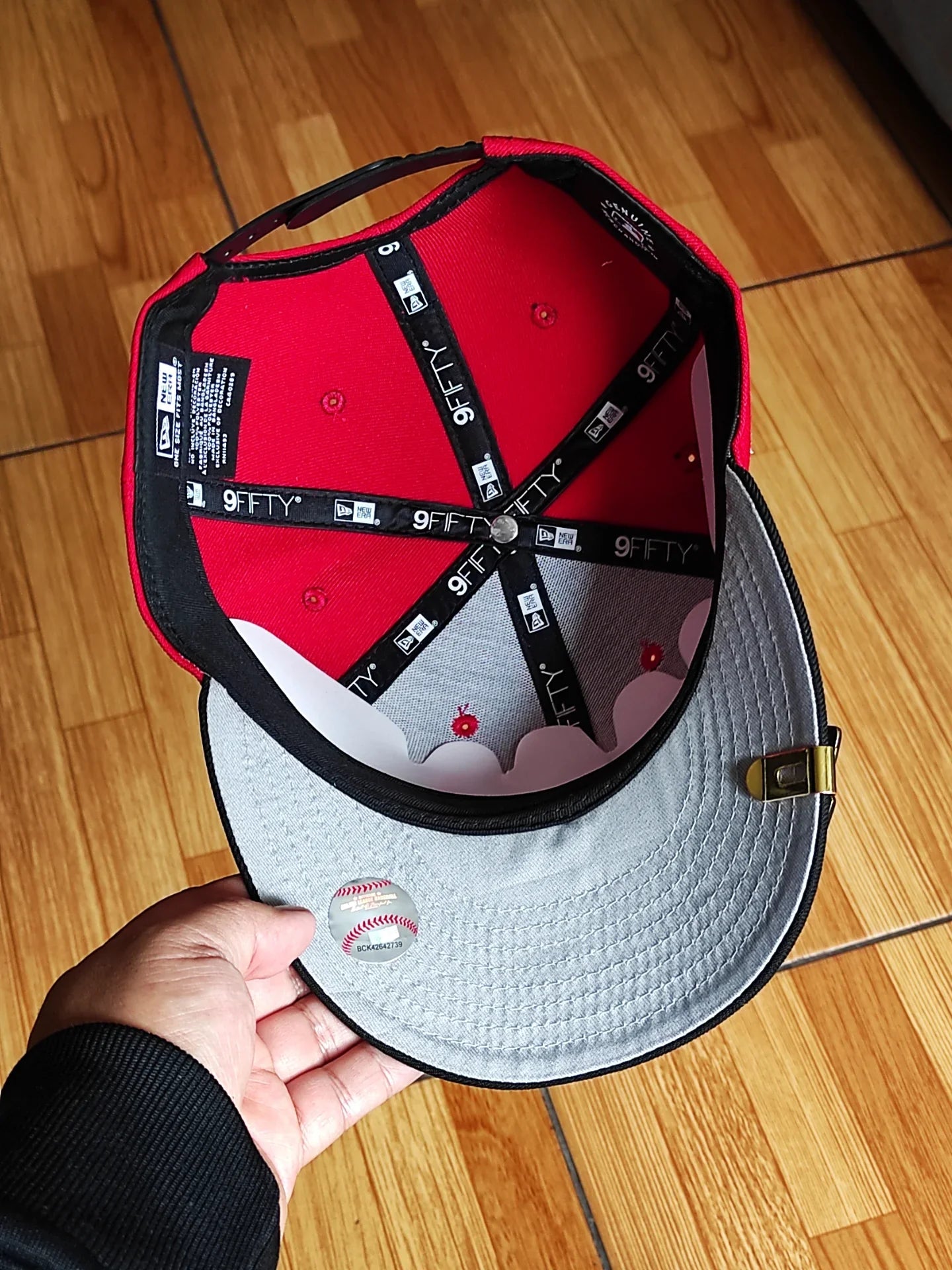 Gorra snapback 9FIFTY New Era Los Angeles Dodgers palmera 🌴 bicolor roja negra