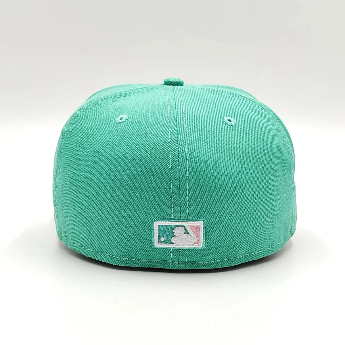 Gorra Ajustada New Era 59Fifty Exclusiva de los New York Yankees Campeones de la Serie Mundial de 1999 - Teal/Parte inferior rosa