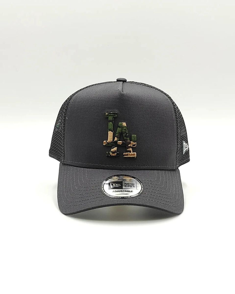 GORRA NEW ERA LOS ÁNGELES DODGERS LOGO CAMO TRUCKER